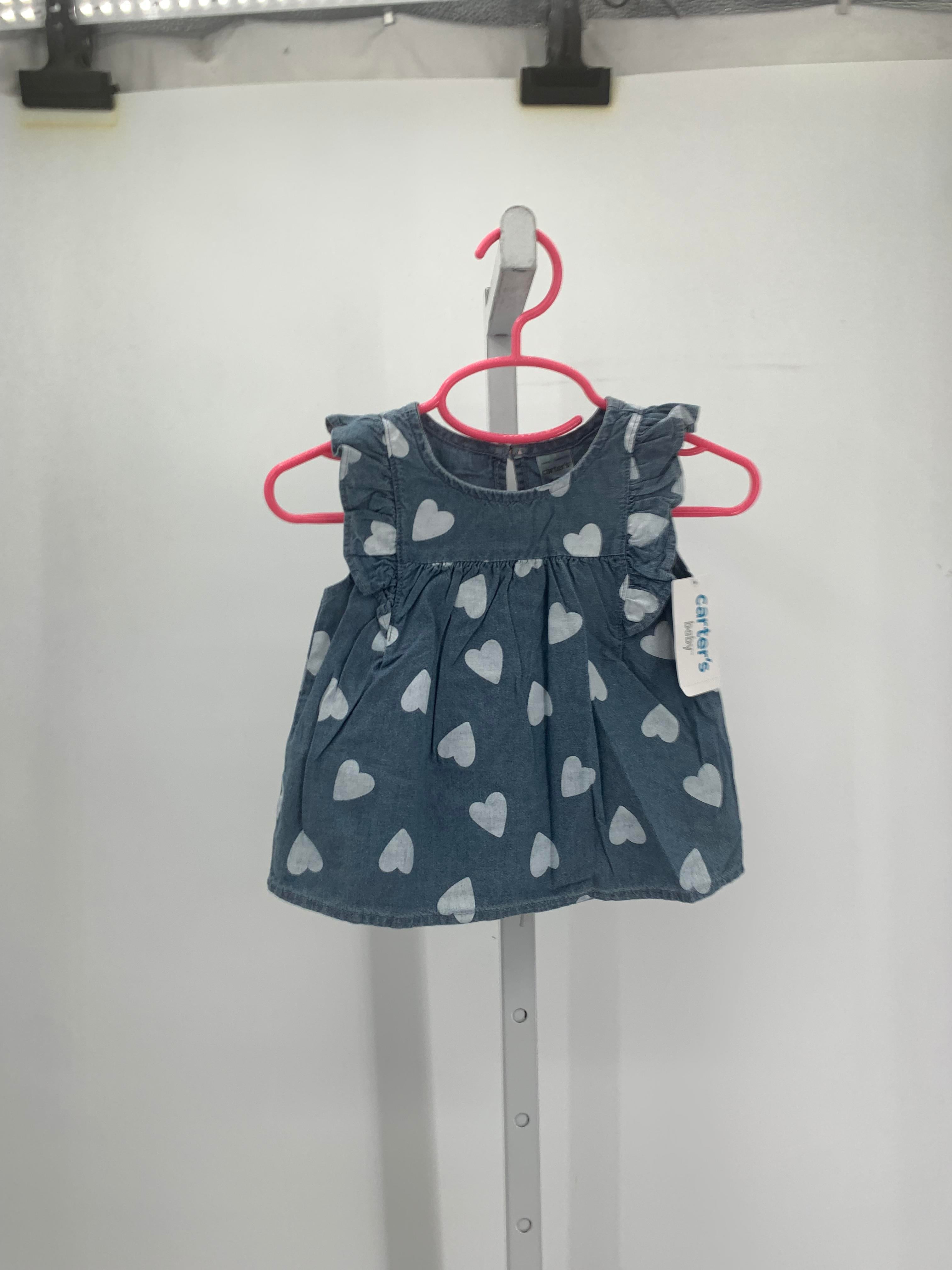 Carters Size 18 Months Girls Sleeveless Shirt