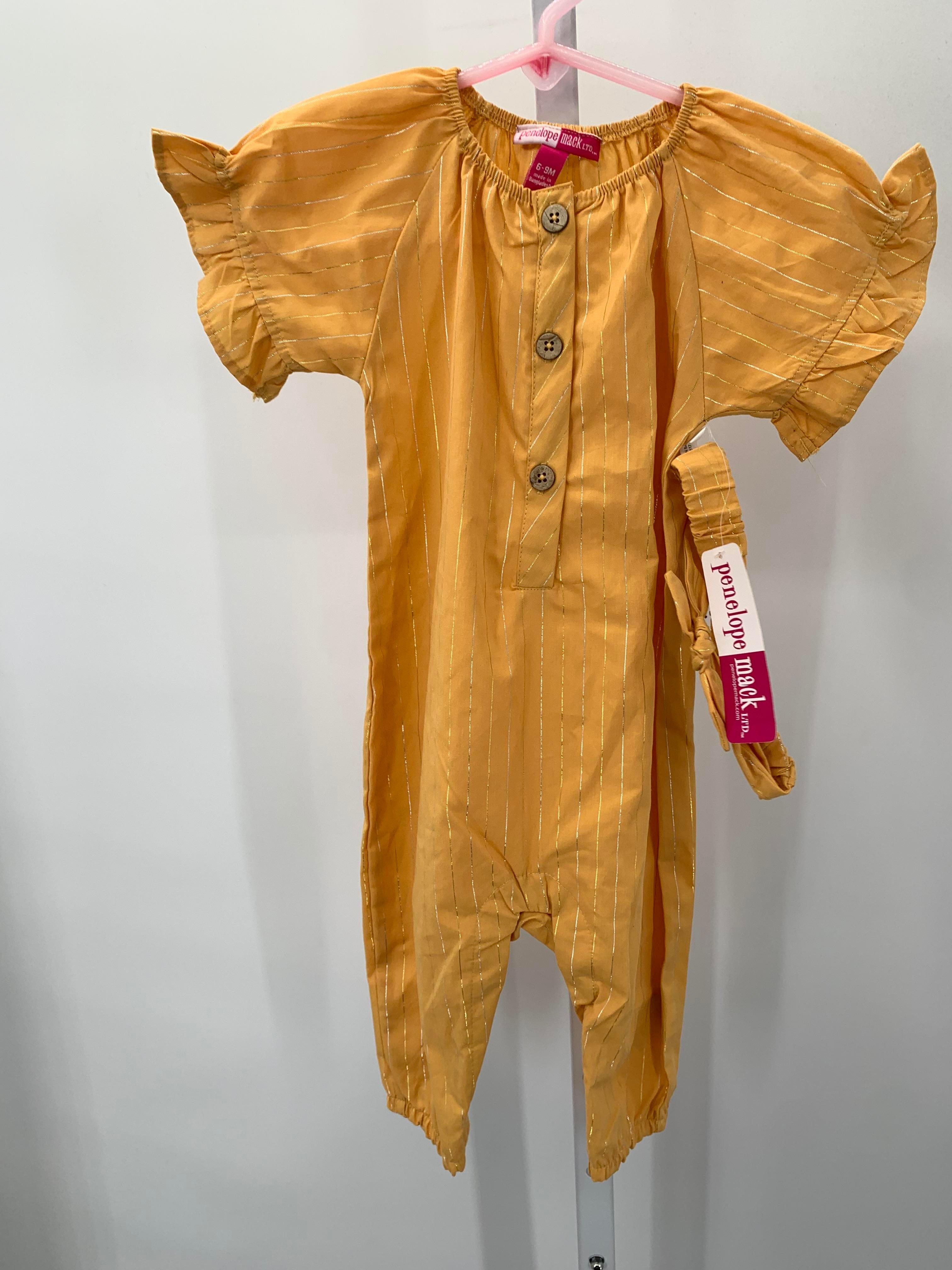 Penelope Mack Size 6-9 mon Girls Short Slv. Romper
