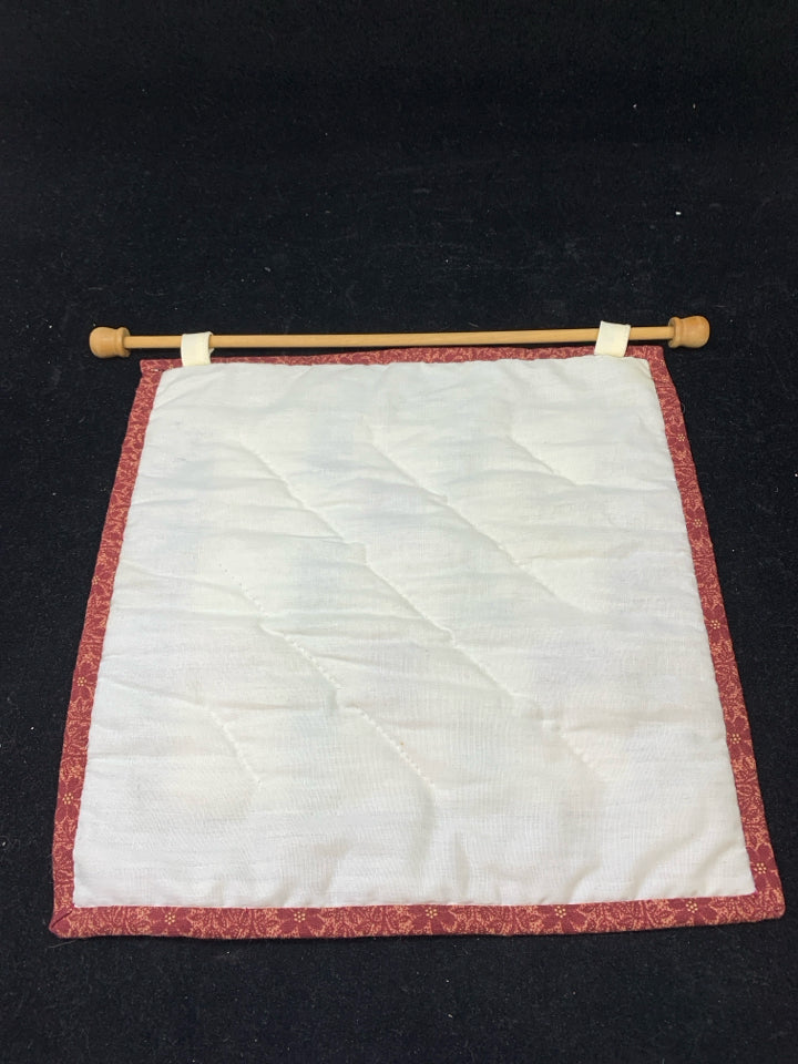 PRIMITIVE HANGING QUILT.