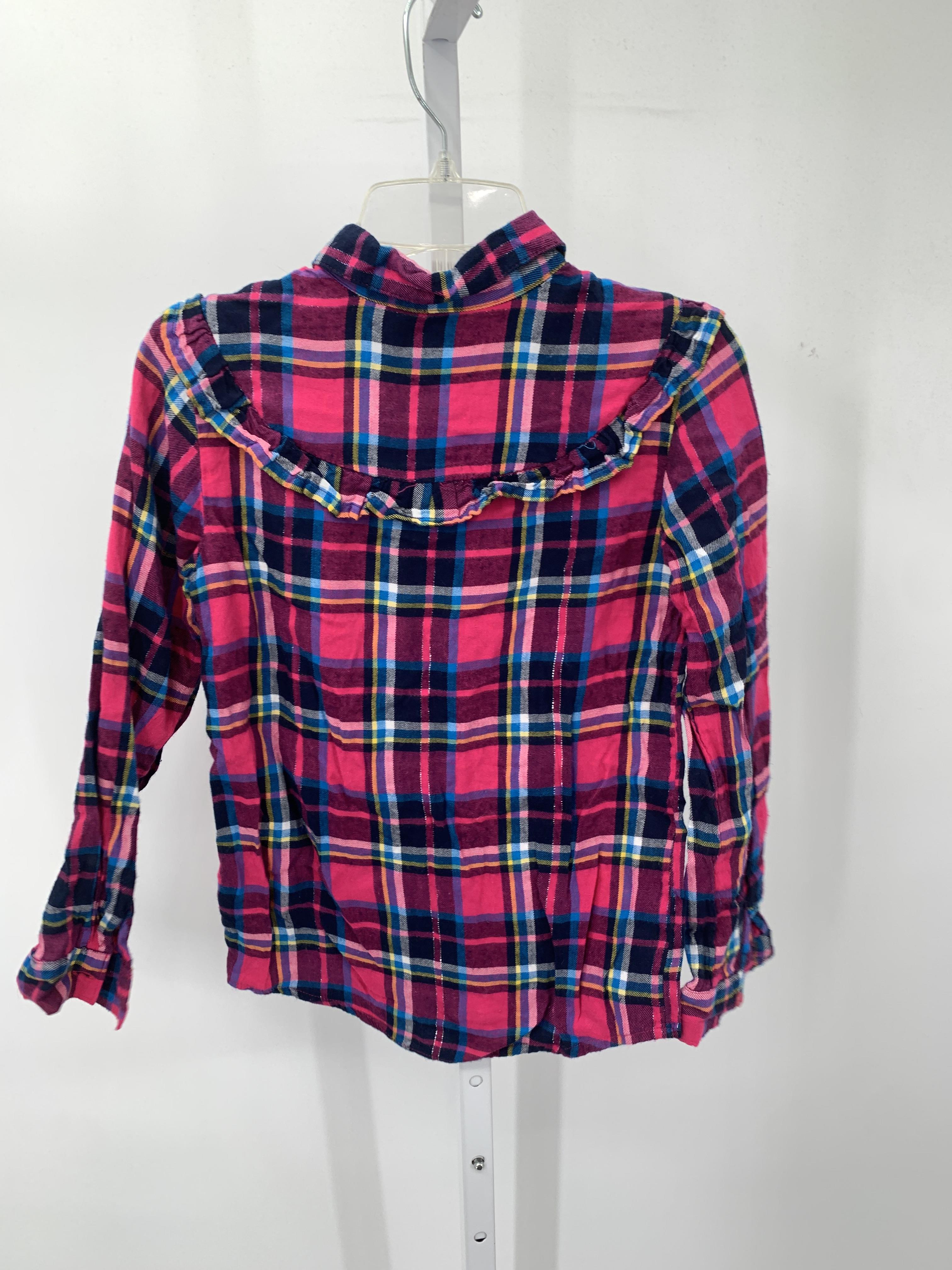 Wonder Nation Size 7-8 Girls Long Sleeve Shirt