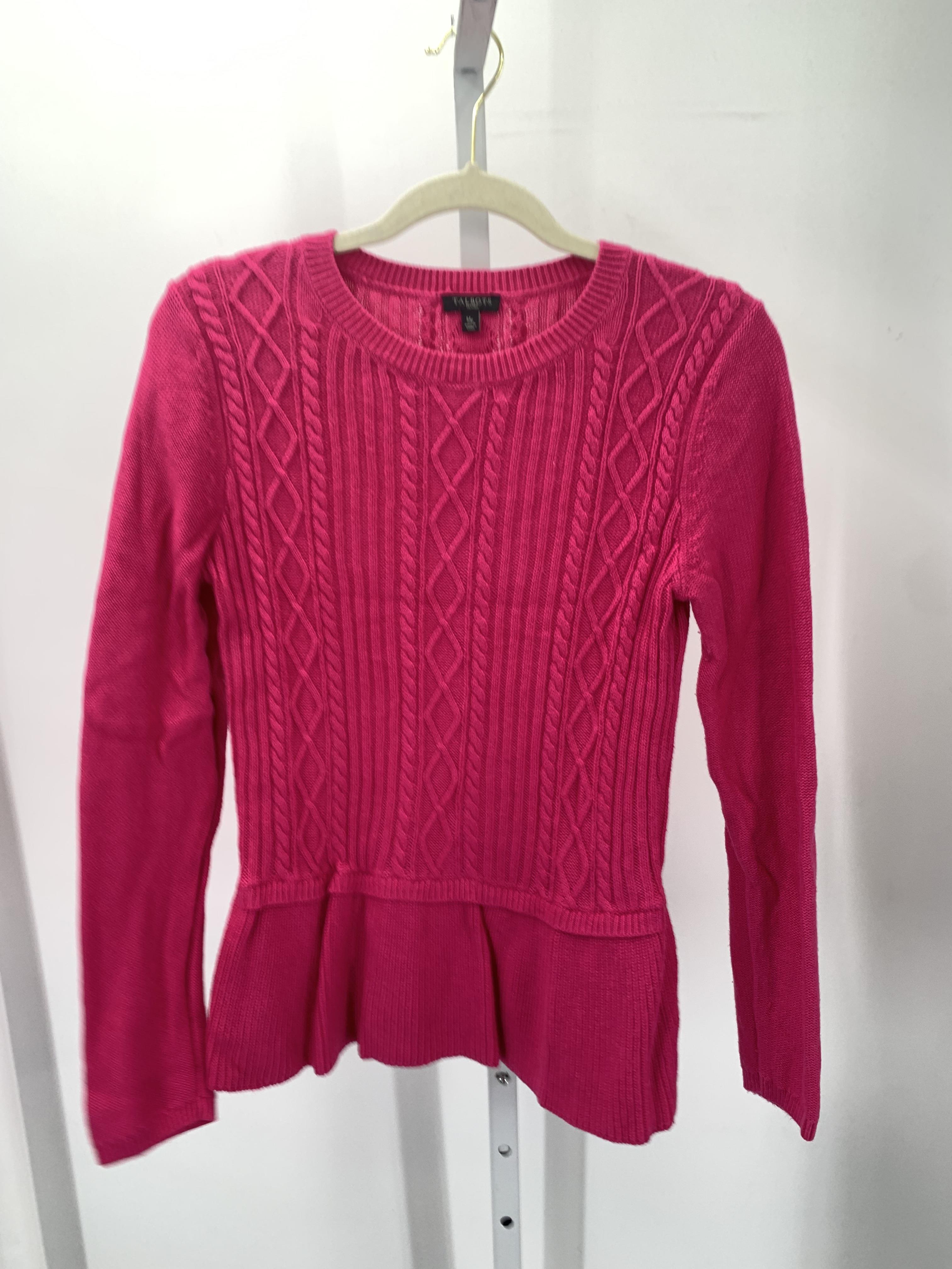Talbots Size Medium Petite Petite Long Slv Sweater