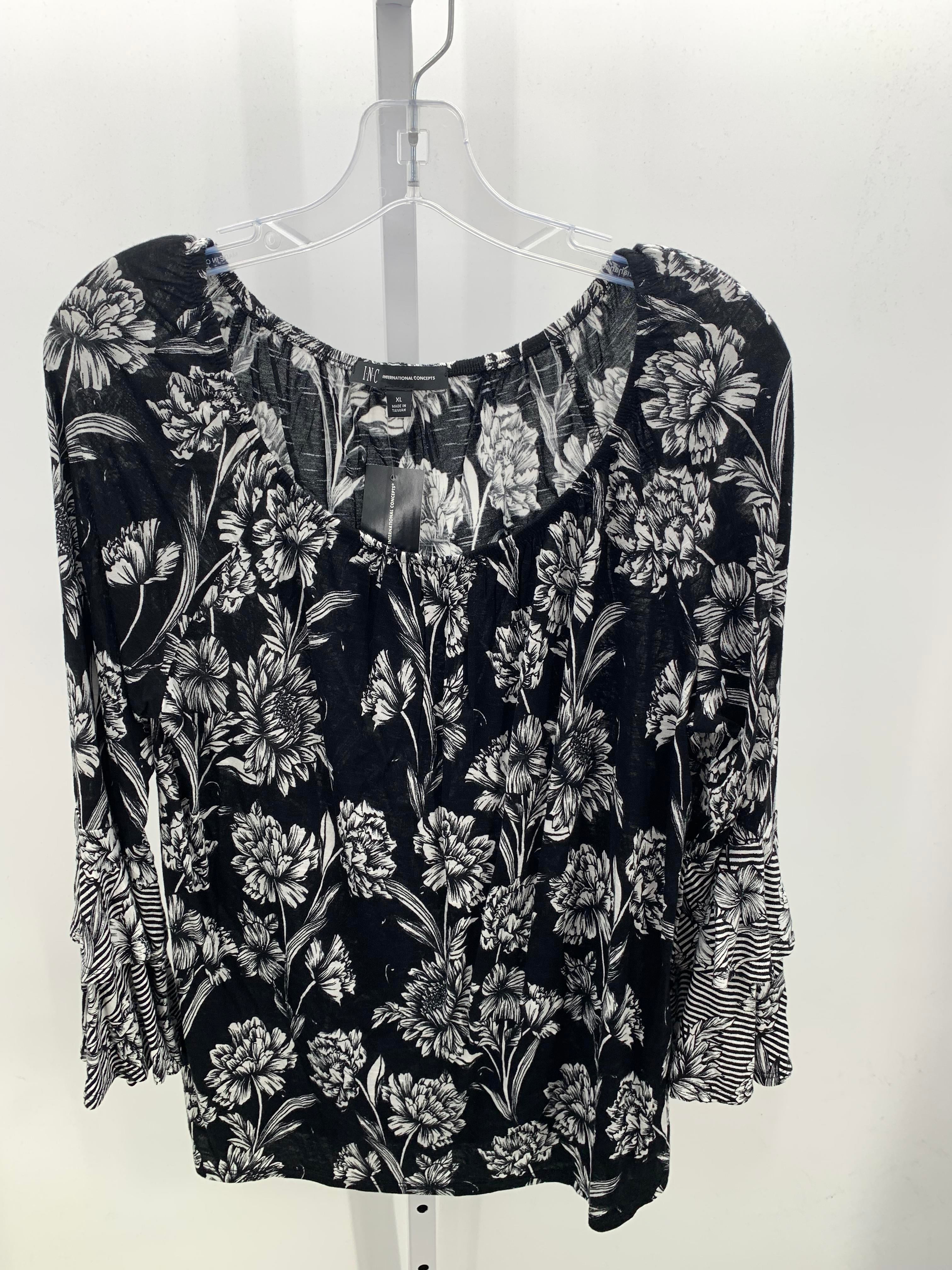 INC Size Extra Large Misses 3/4 Sleeve Shirt
