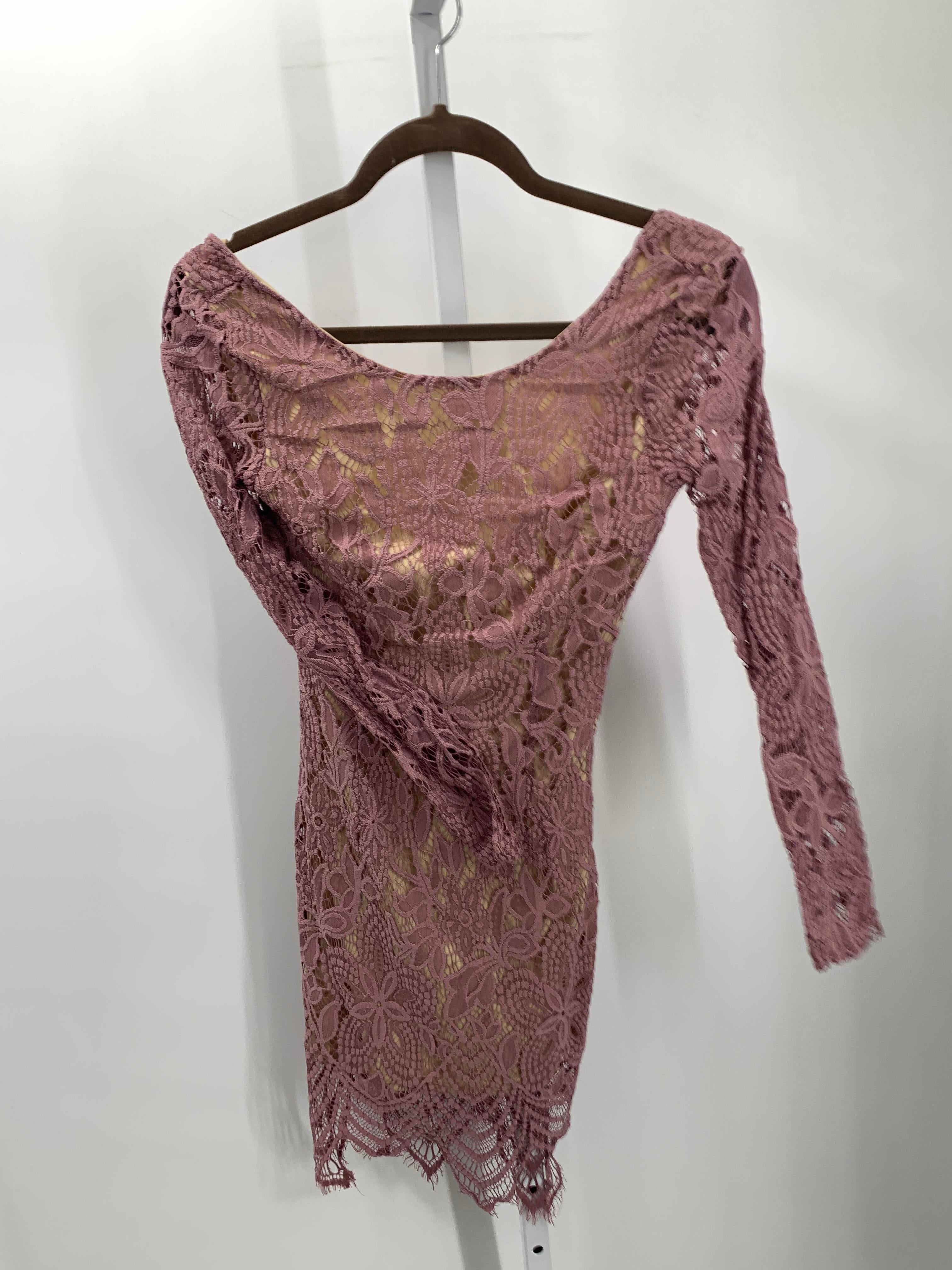 Size Small Juniors Long Sleeve Dress