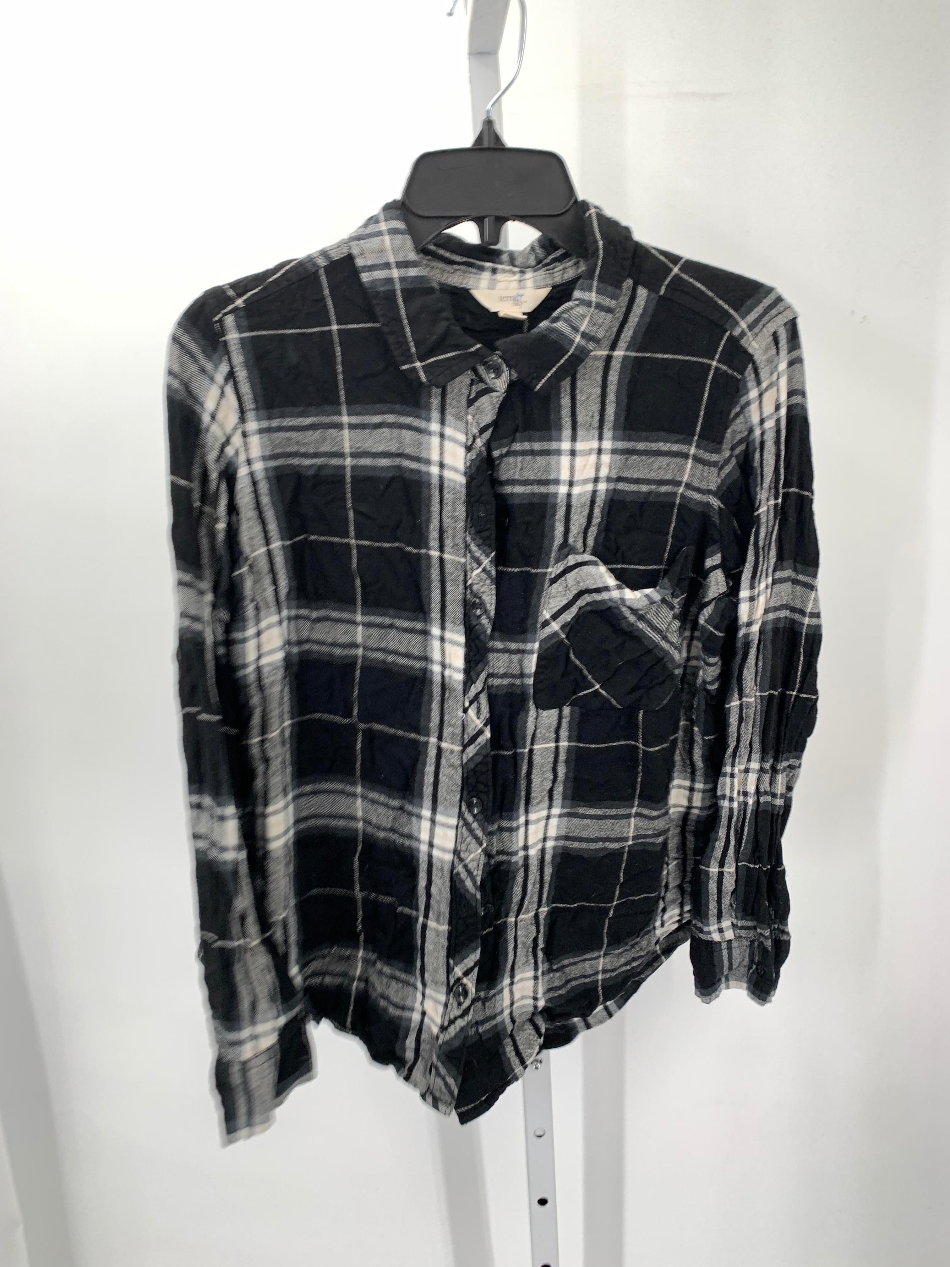 Terra & Sky Size 1X Womens Long Sleeve Shirt