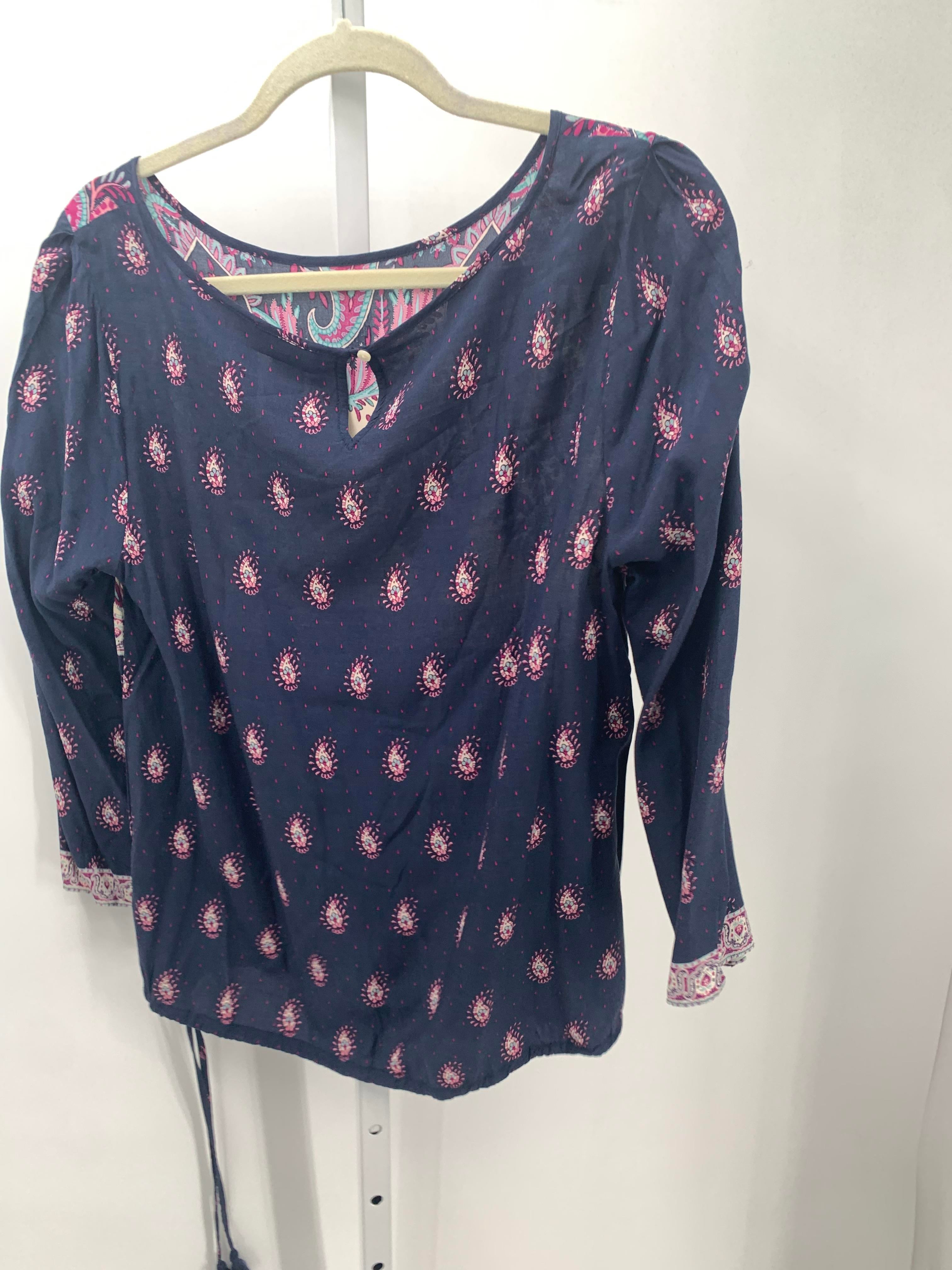 Lucky Brand Size Large Misses Long Sleeve Shirt