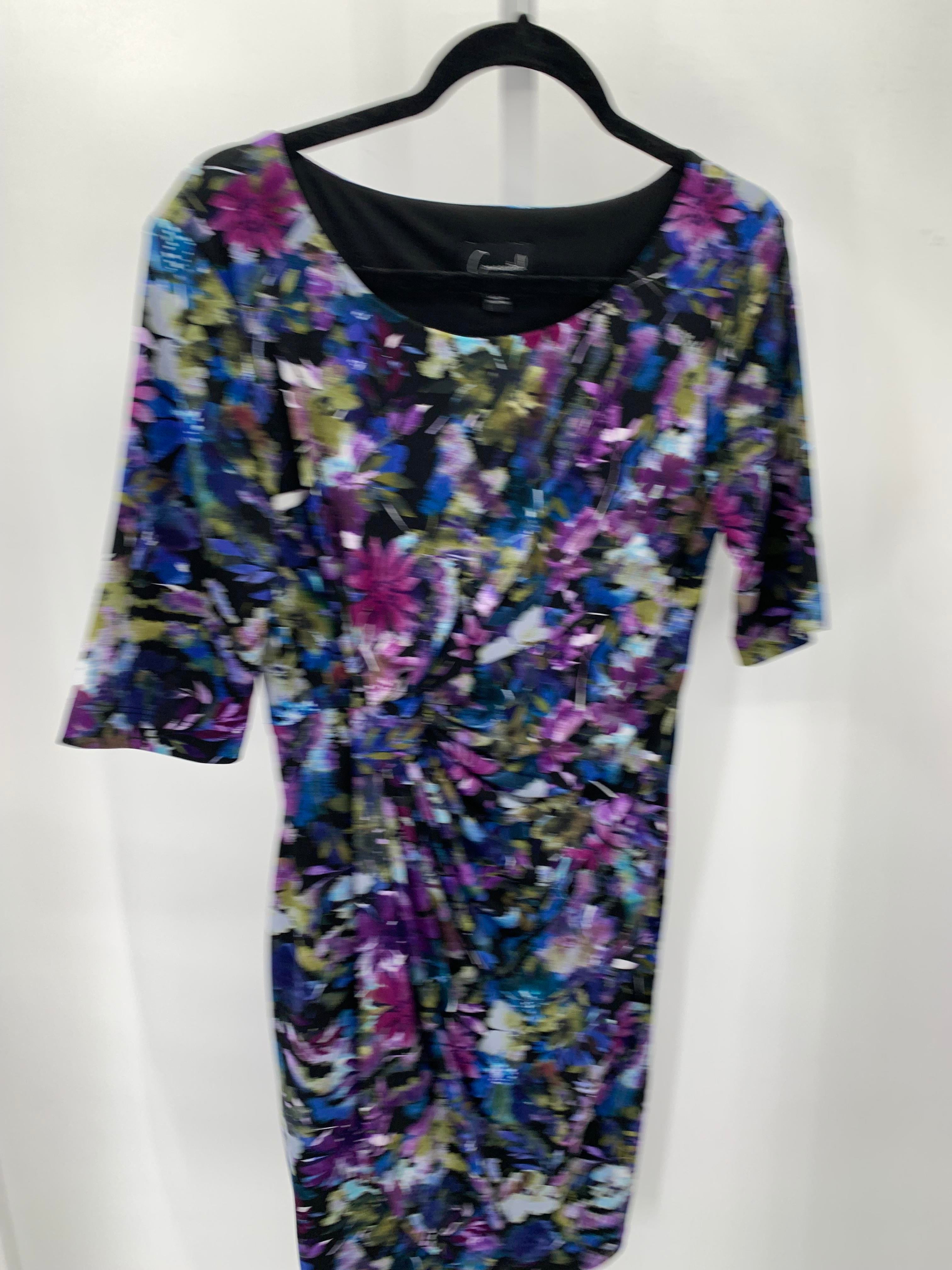 connected apparel Size 10 Petite Petite Short Sleeve Dress