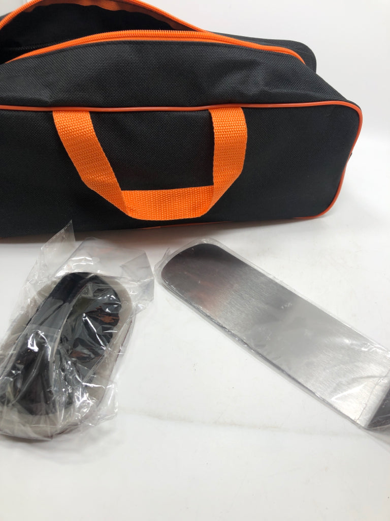 9PC GRILL KIT IN BAG.