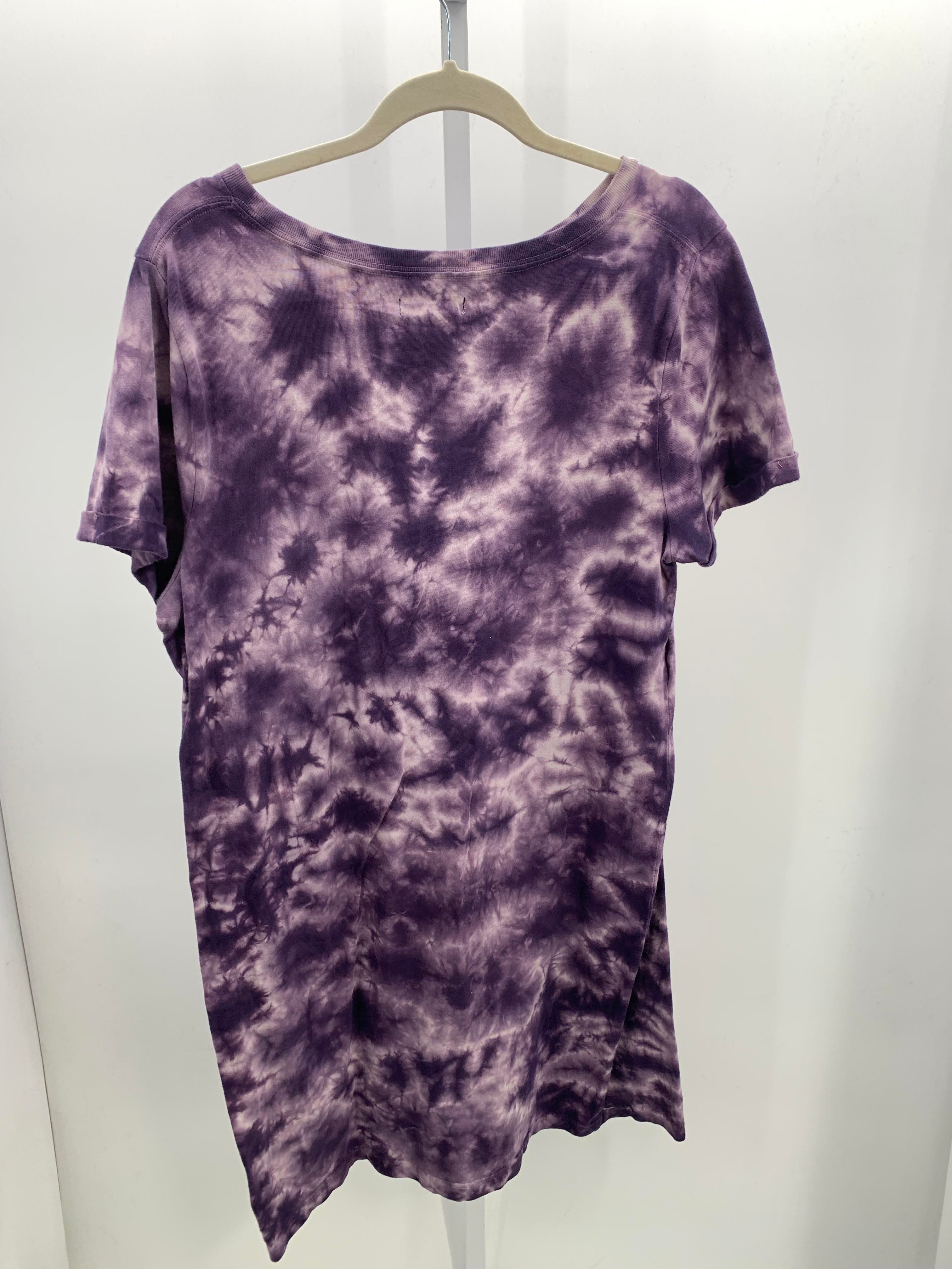 Sonoma Size Large Misses Short Sleeve Dress