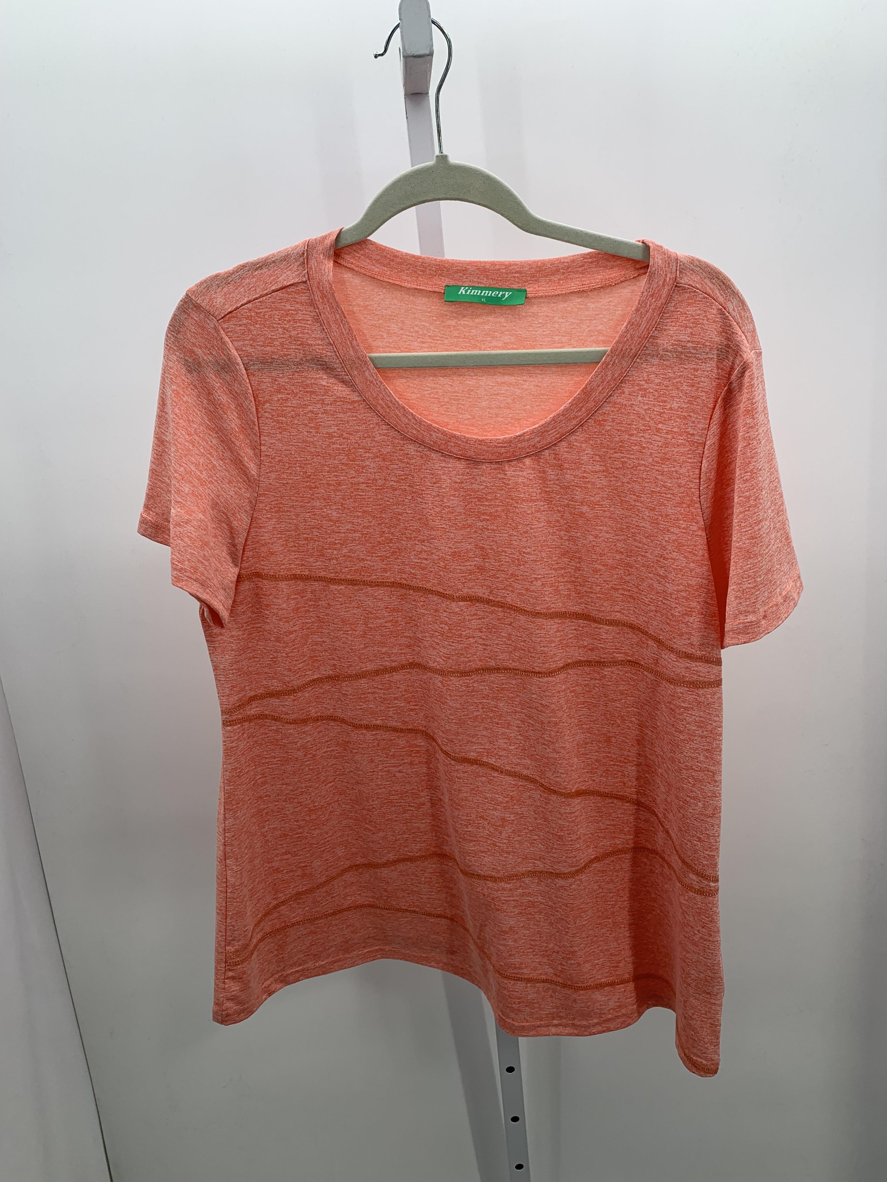 Size Extra Large Misses Short Sleeve Shirt