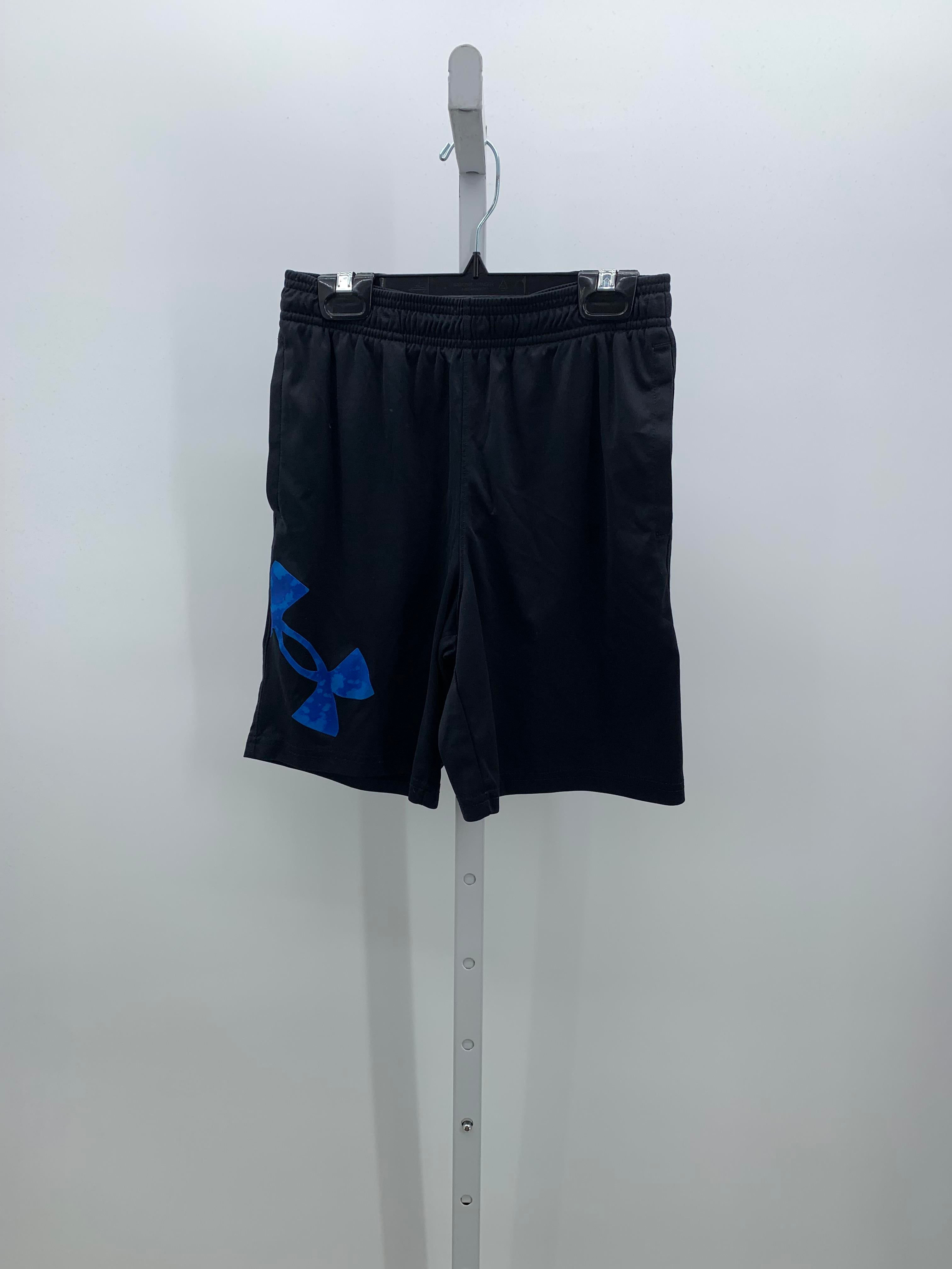 BLUE LOGO ACTIVE SHORTS- SIZE YLG