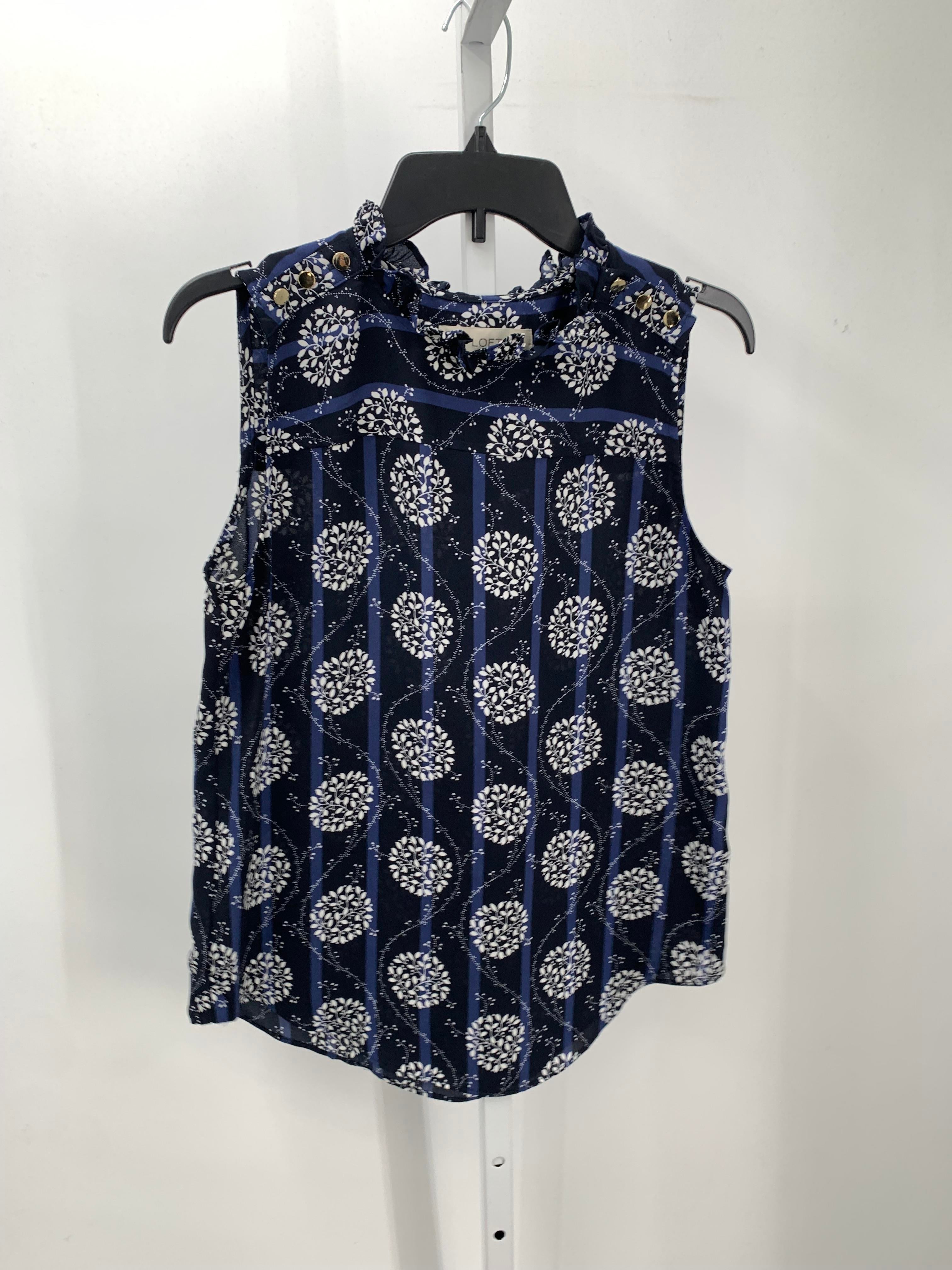 Loft Size Small Misses Sleeveless Shirt