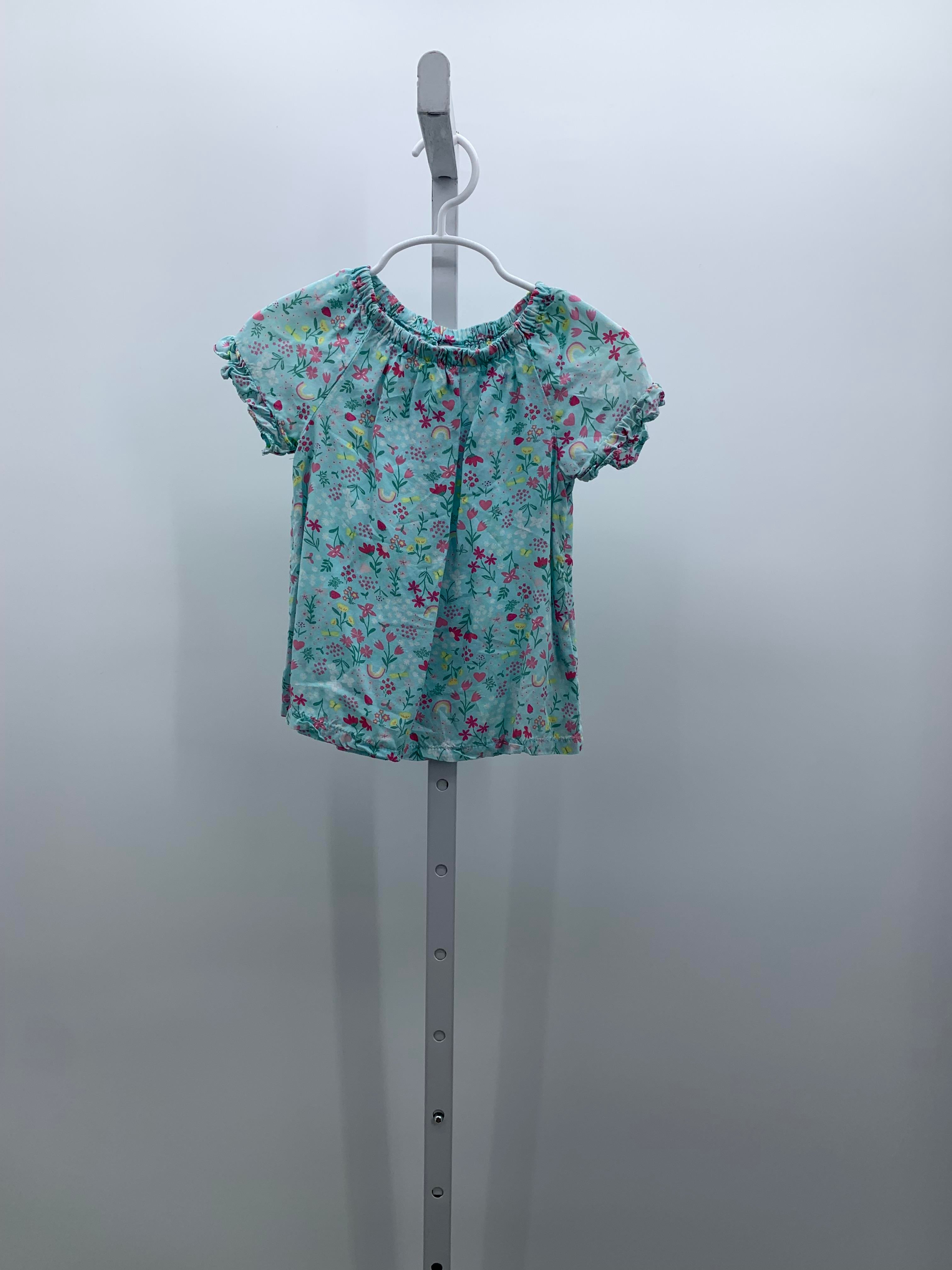 Carters Size 3T Girls Short Sleeve Shirt