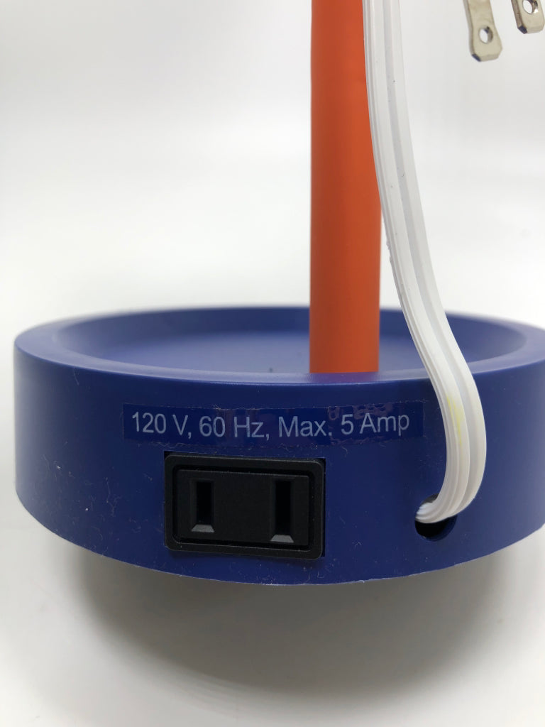 COLOR BLOCK ADJUSTABLE DESK LAMP.
