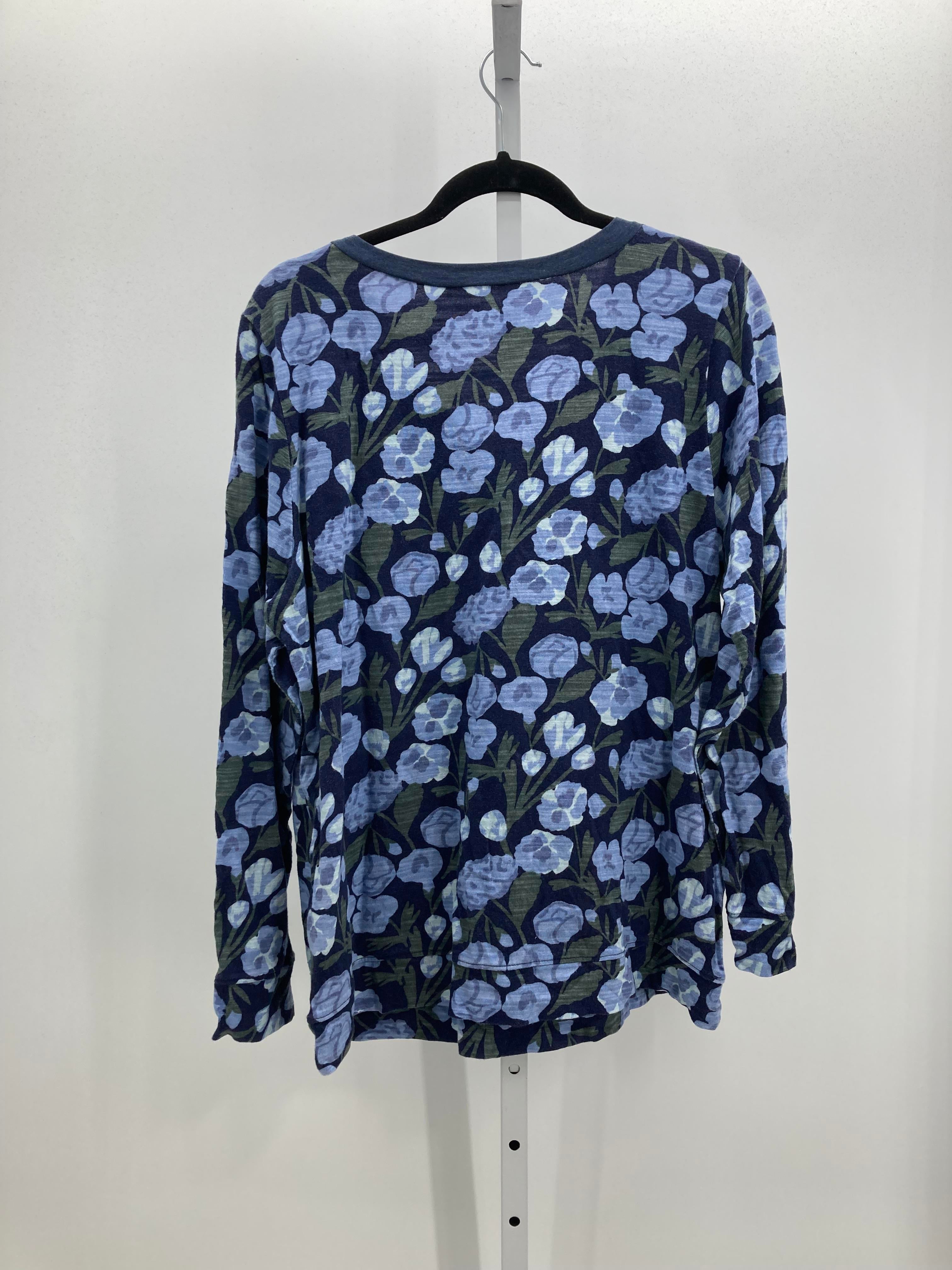 d & co. Size Large Misses Long Sleeve Shirt