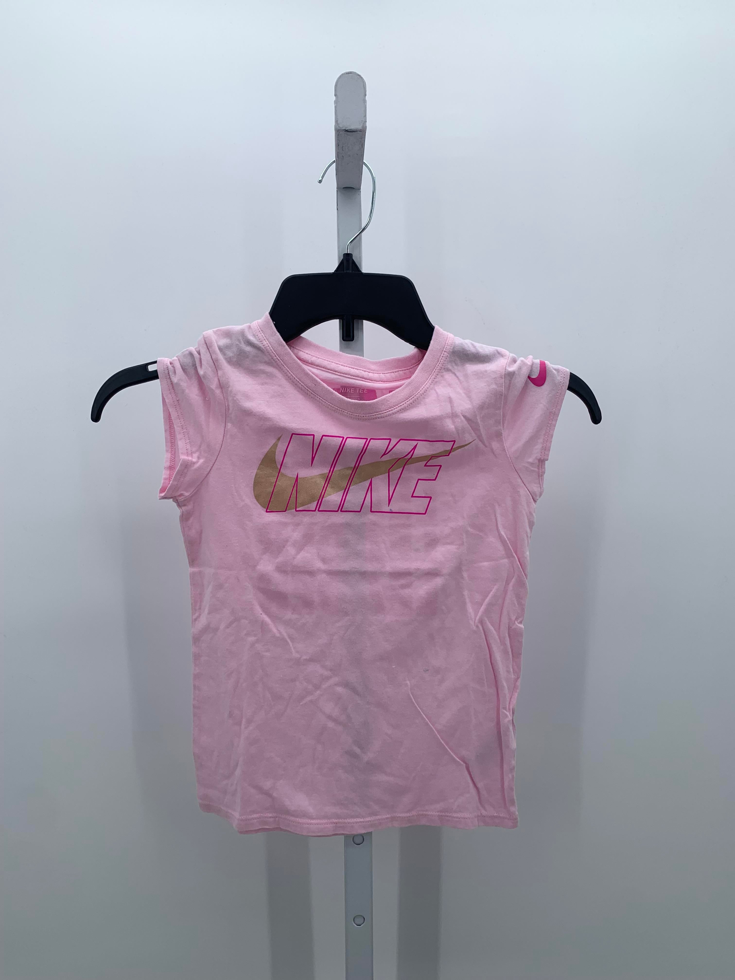 Nike Size 6X Girls Short Sleeve Shirt