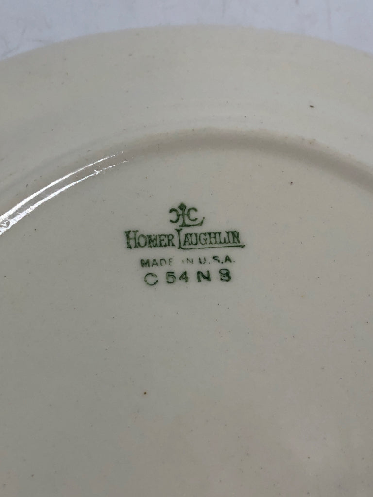 VTG ROYAL RED CENTURY SERVICE ACORN PLATTER.