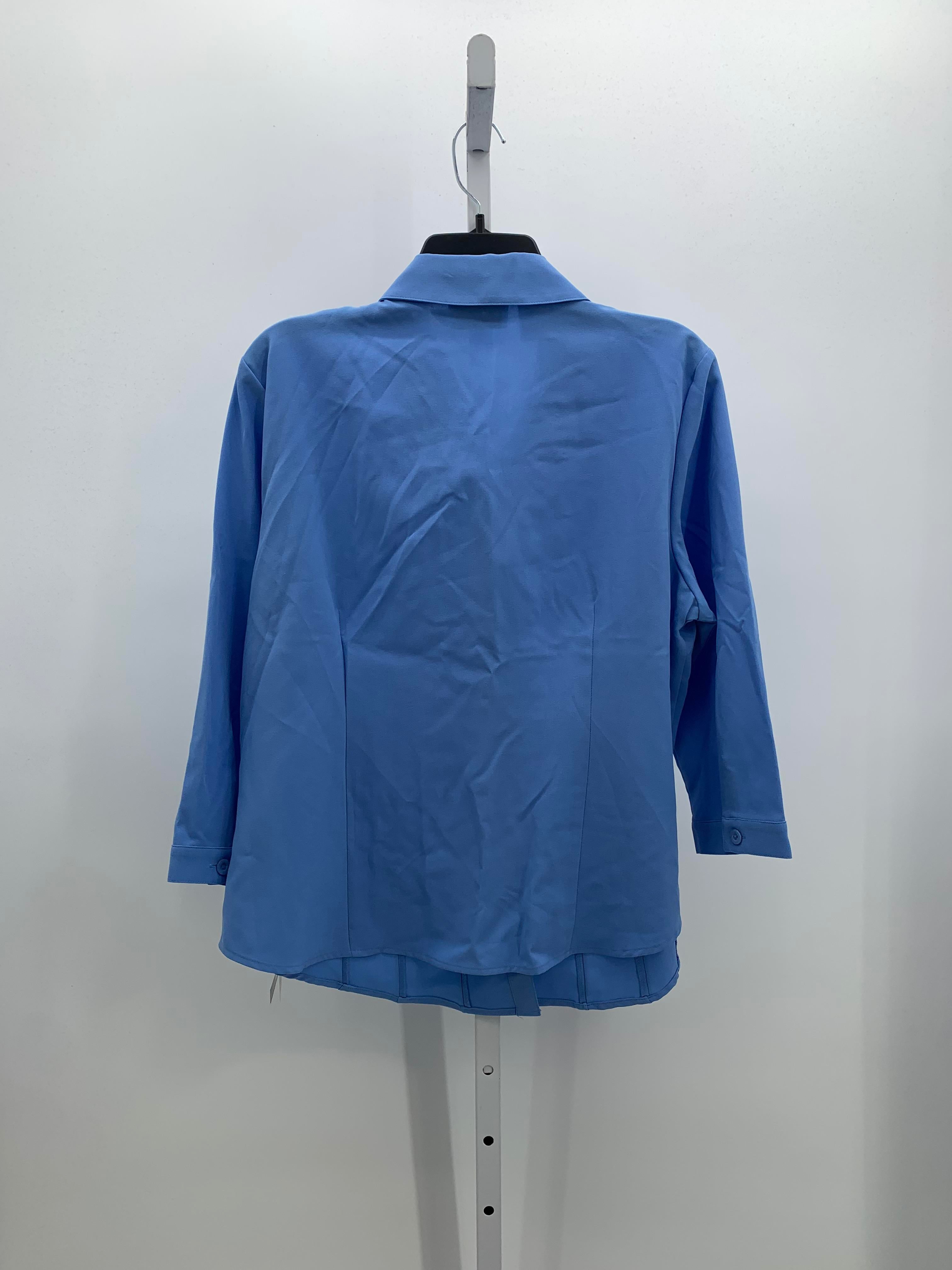 Kathy Che Size 16 Misses 3/4 Sleeve Shirt