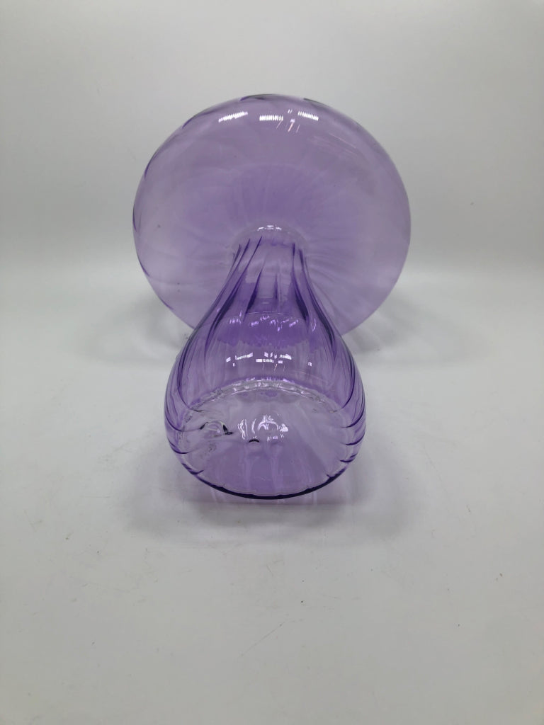 PURPLE GLASS MUSHROOM.