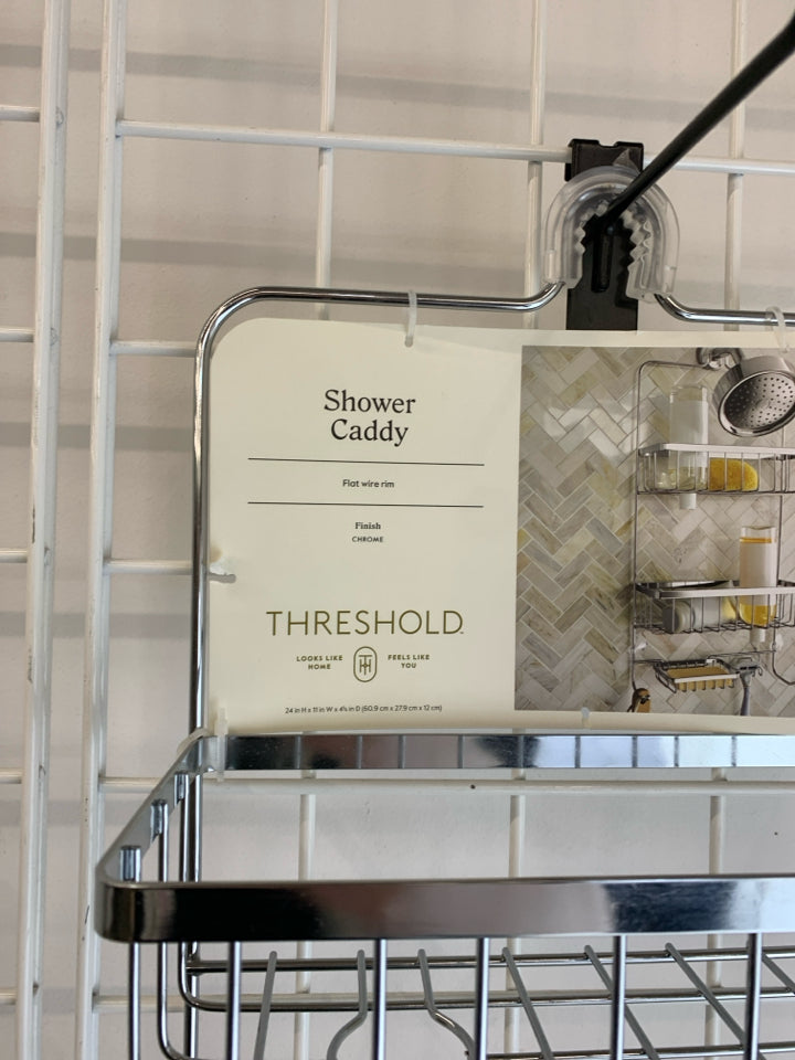 NIP CHROME SHOWER CADDY.
