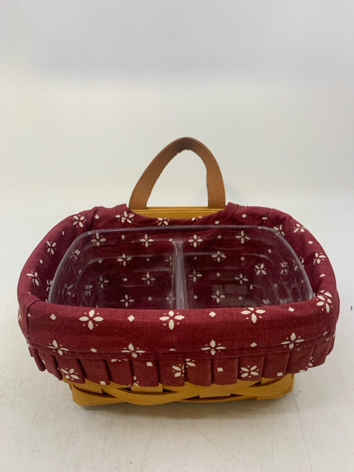 2000 SMALL KEY BASKET WITH DIVIDED PROT, LINER.