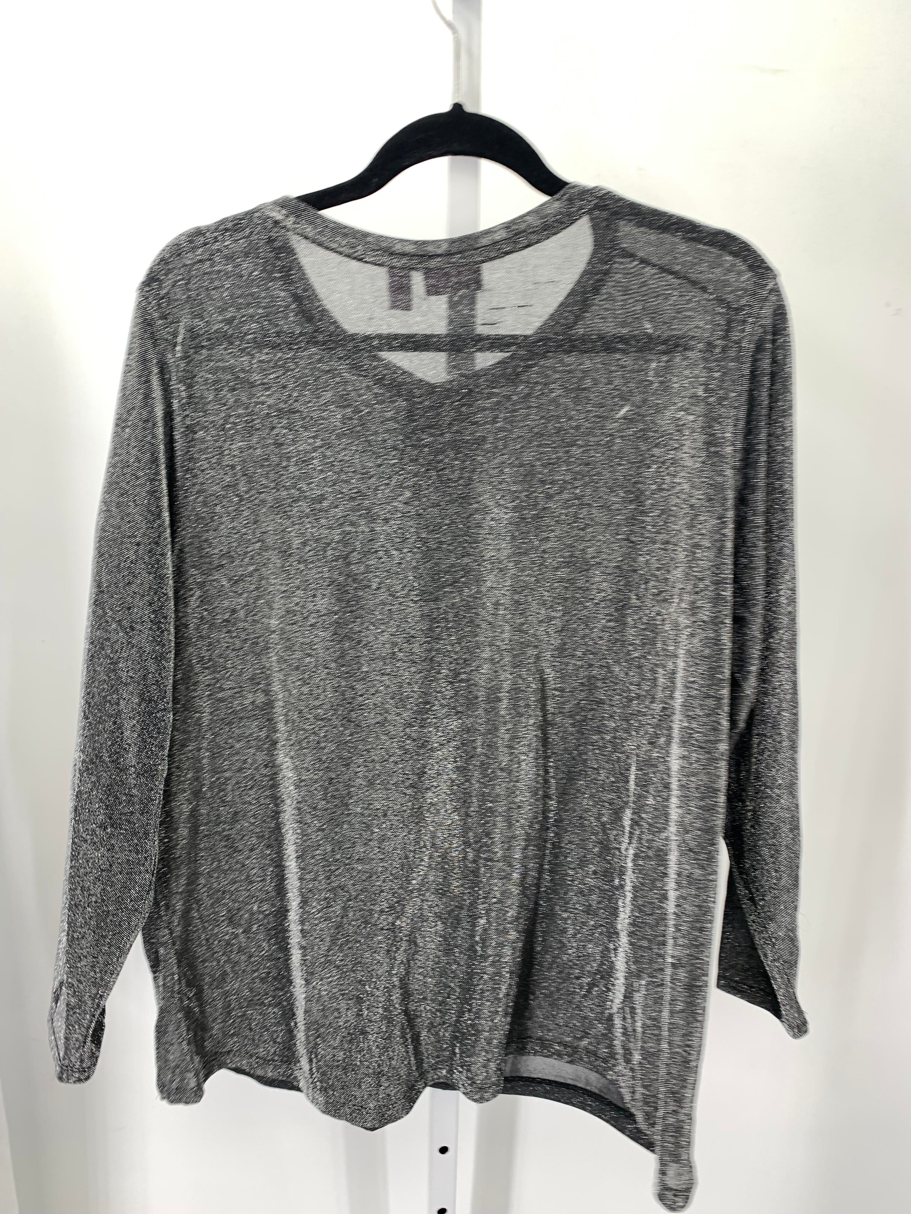 LOGO Size 1X Womens Long Sleeve Shirt