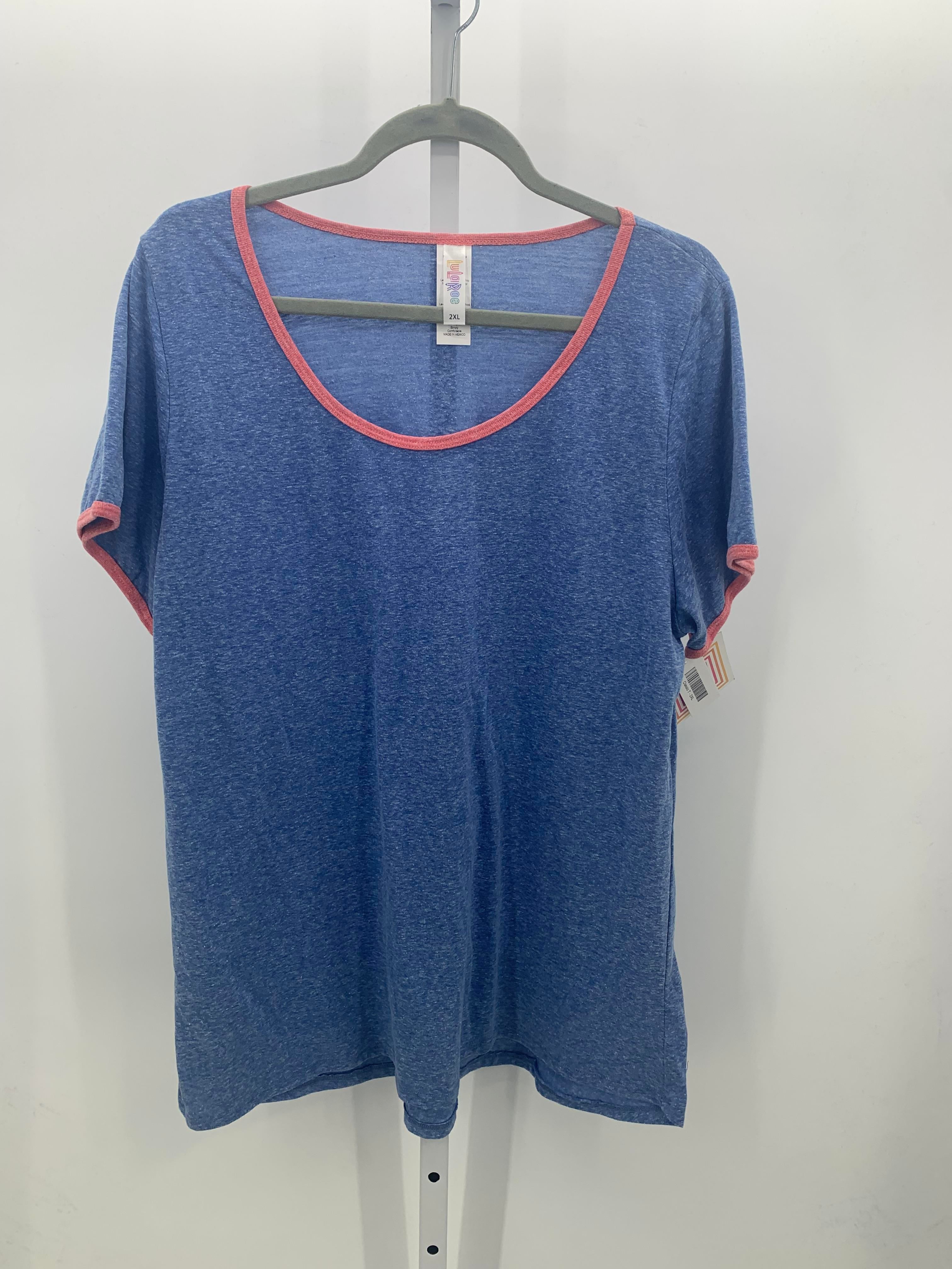 Lularoe Size 2X Womens Short Sleeve Shirt