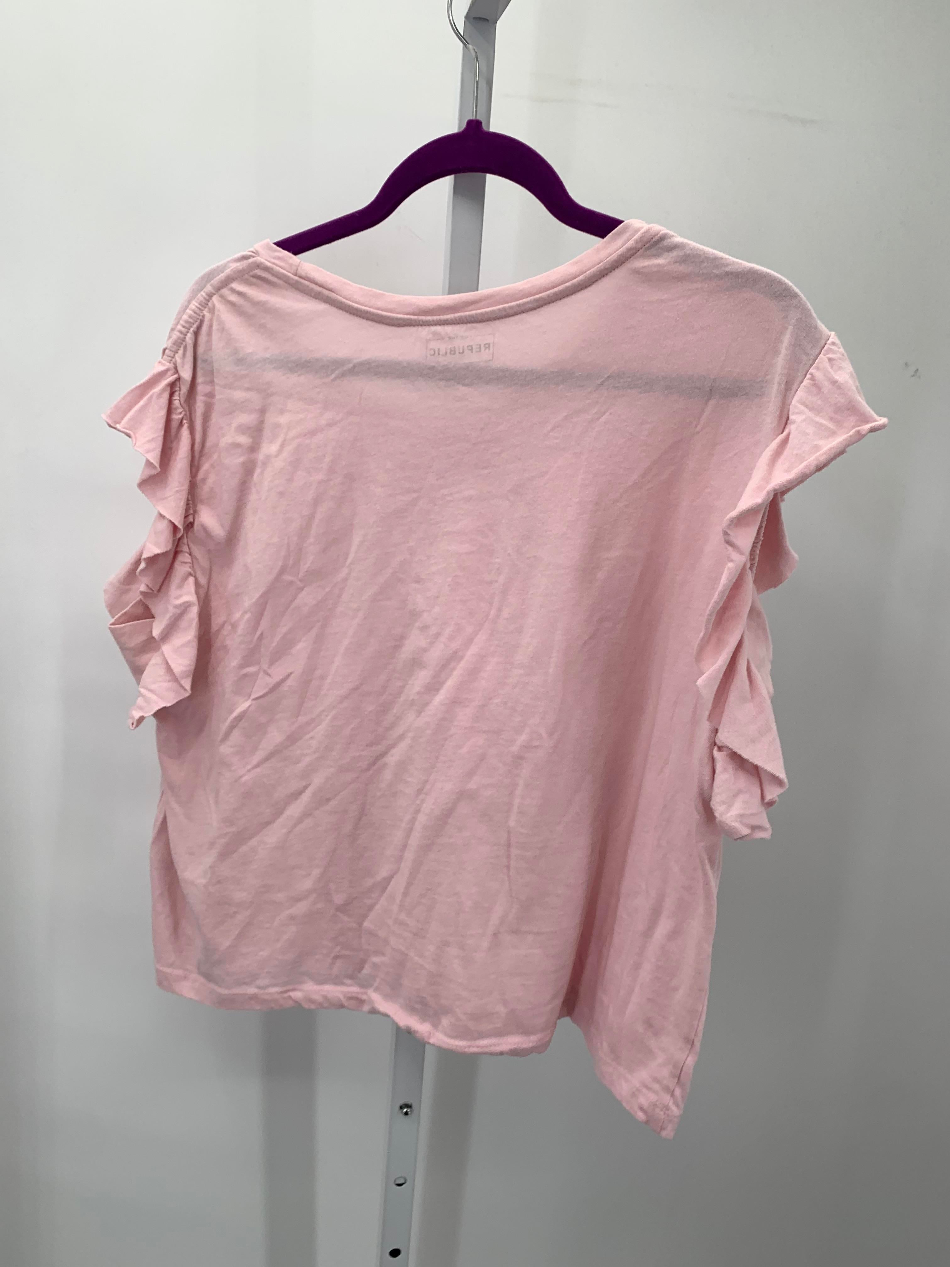 For The Republic Size Large Juniors Short Sleeve Shirt
