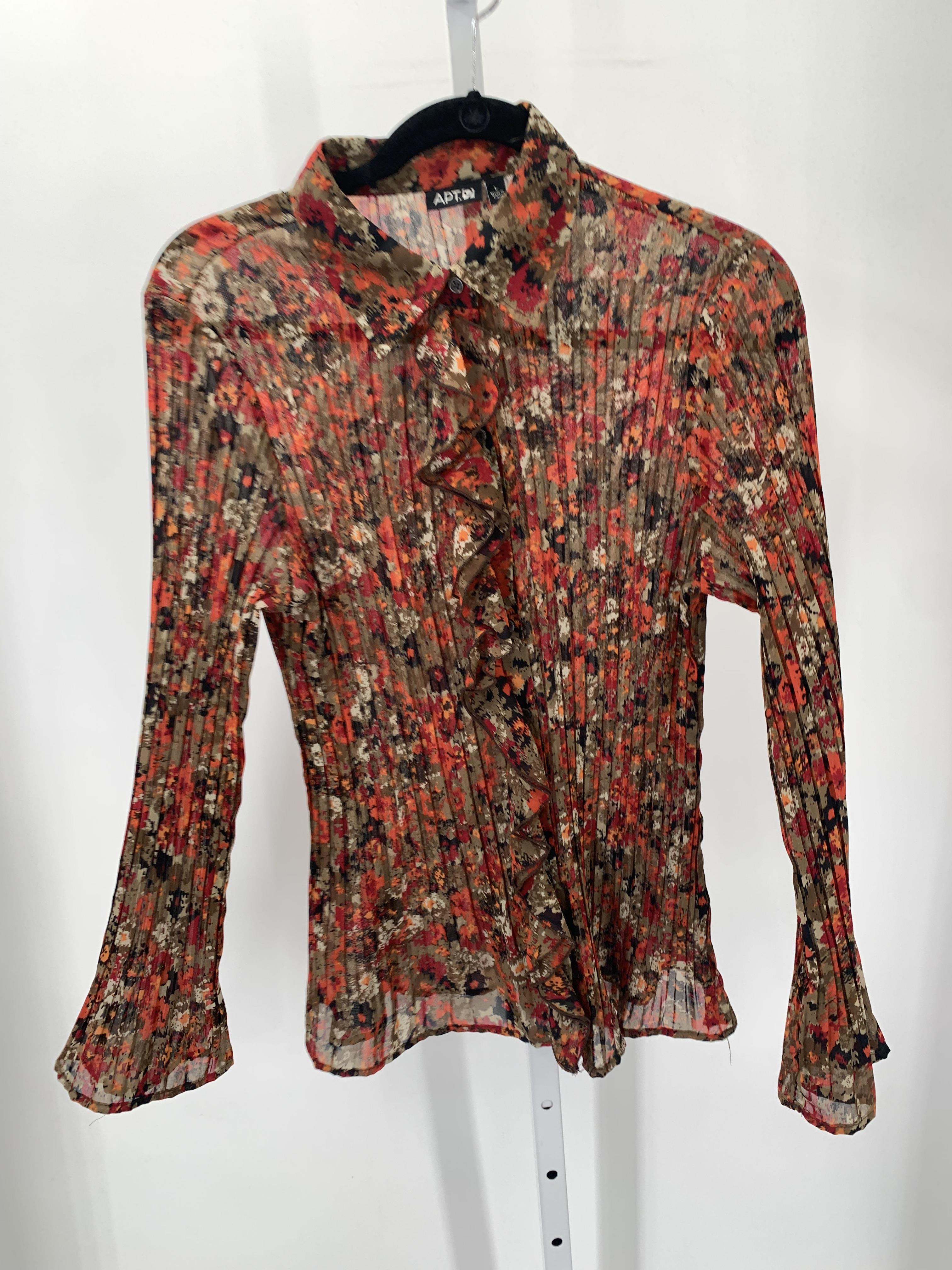 Apt. 9 Size Large Misses Long Sleeve Shirt