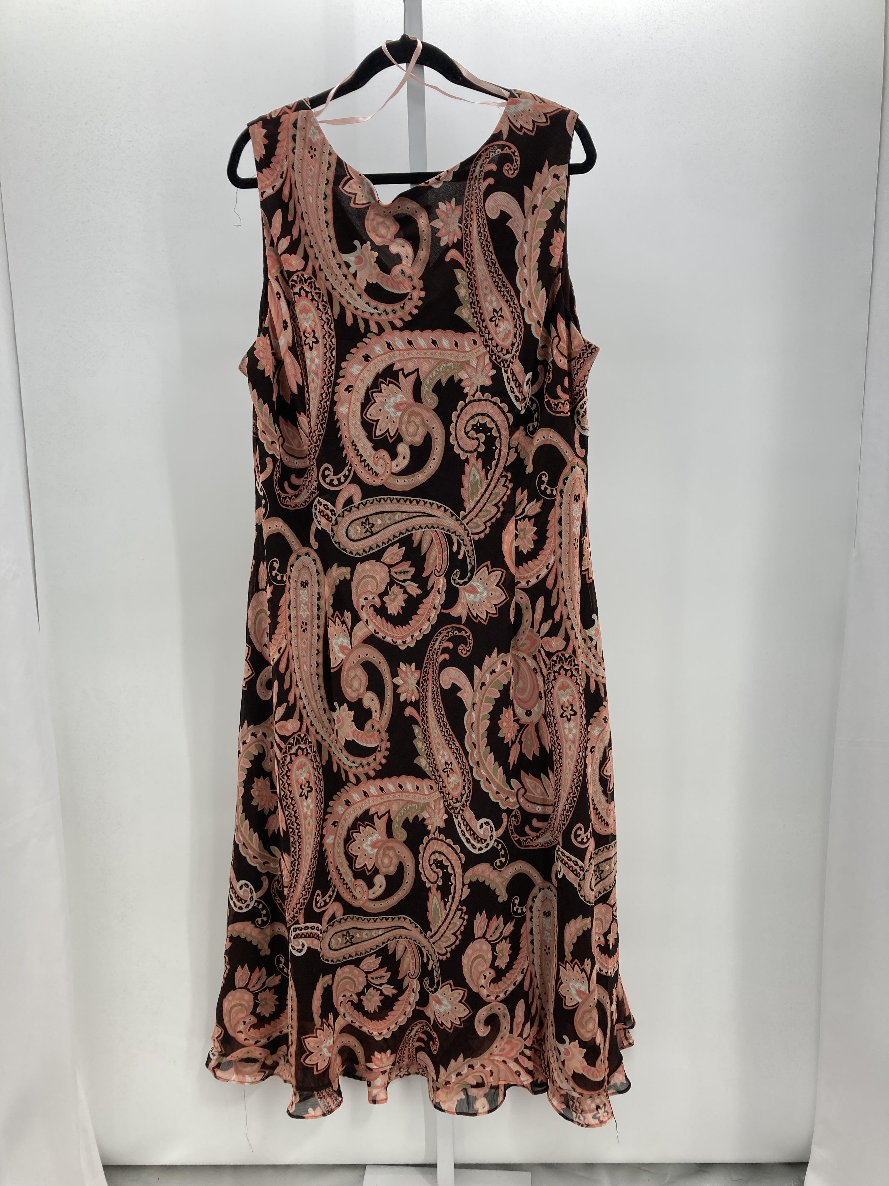 Dress Barn Size 24 W Womens Sleeveless Dress