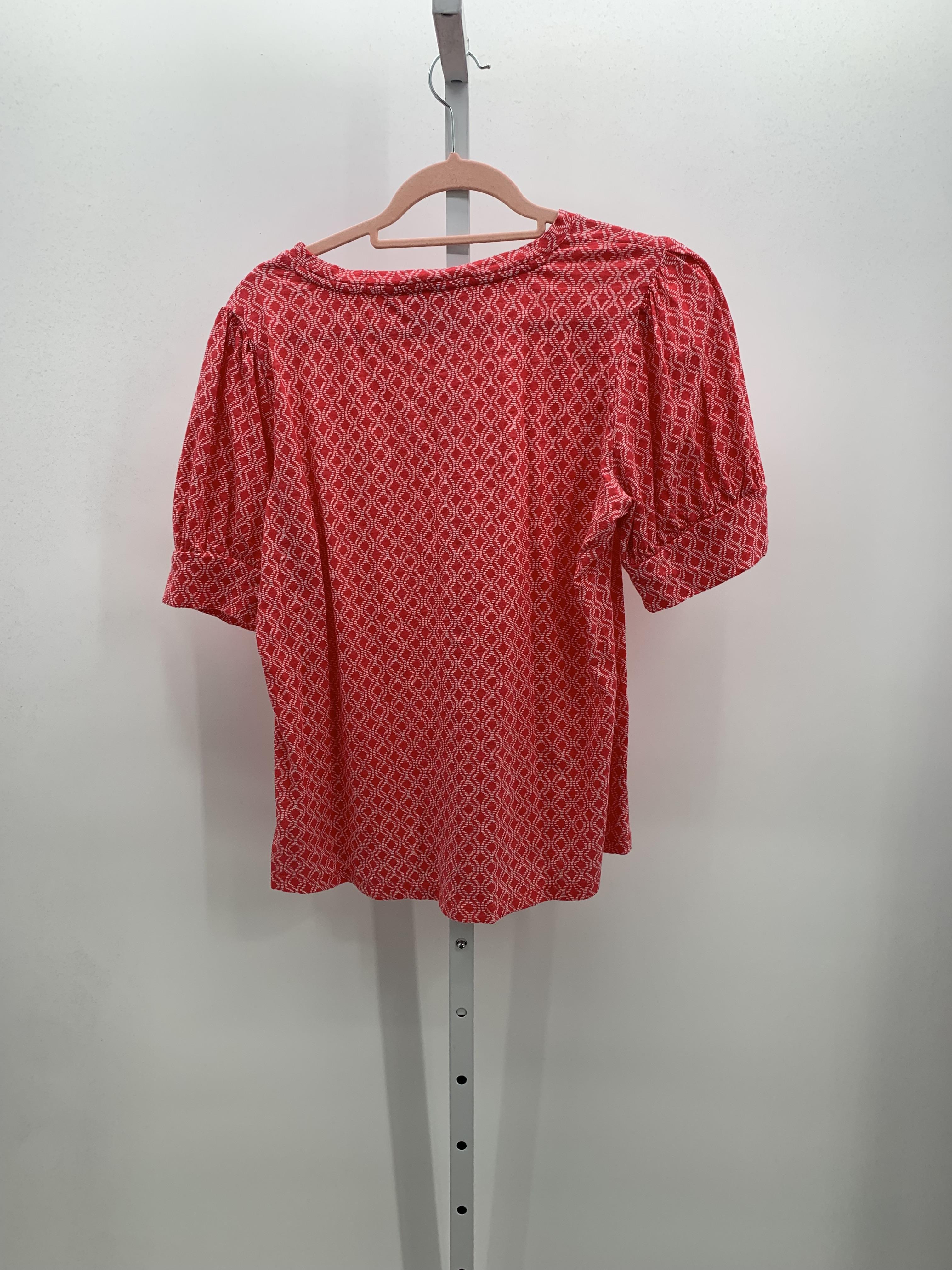 Liz Claiborne Size Large Misses Short Sleeve Shirt