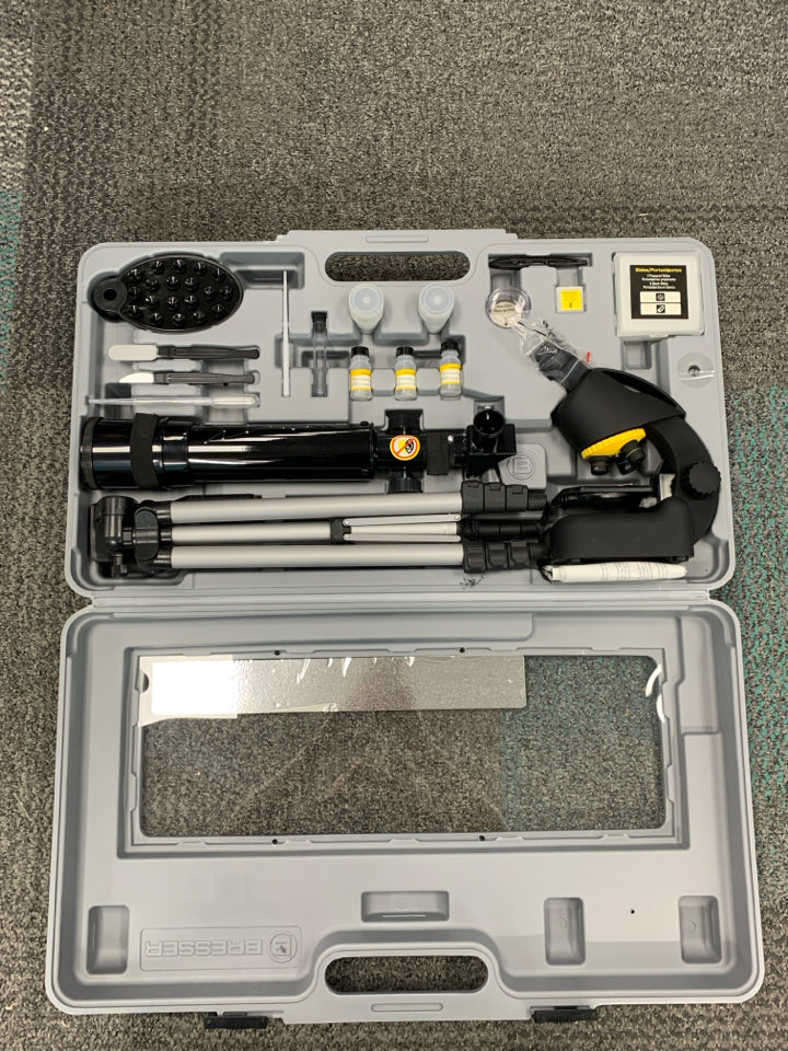 National Geographic 50MM Telescope and 640X Microscope Set