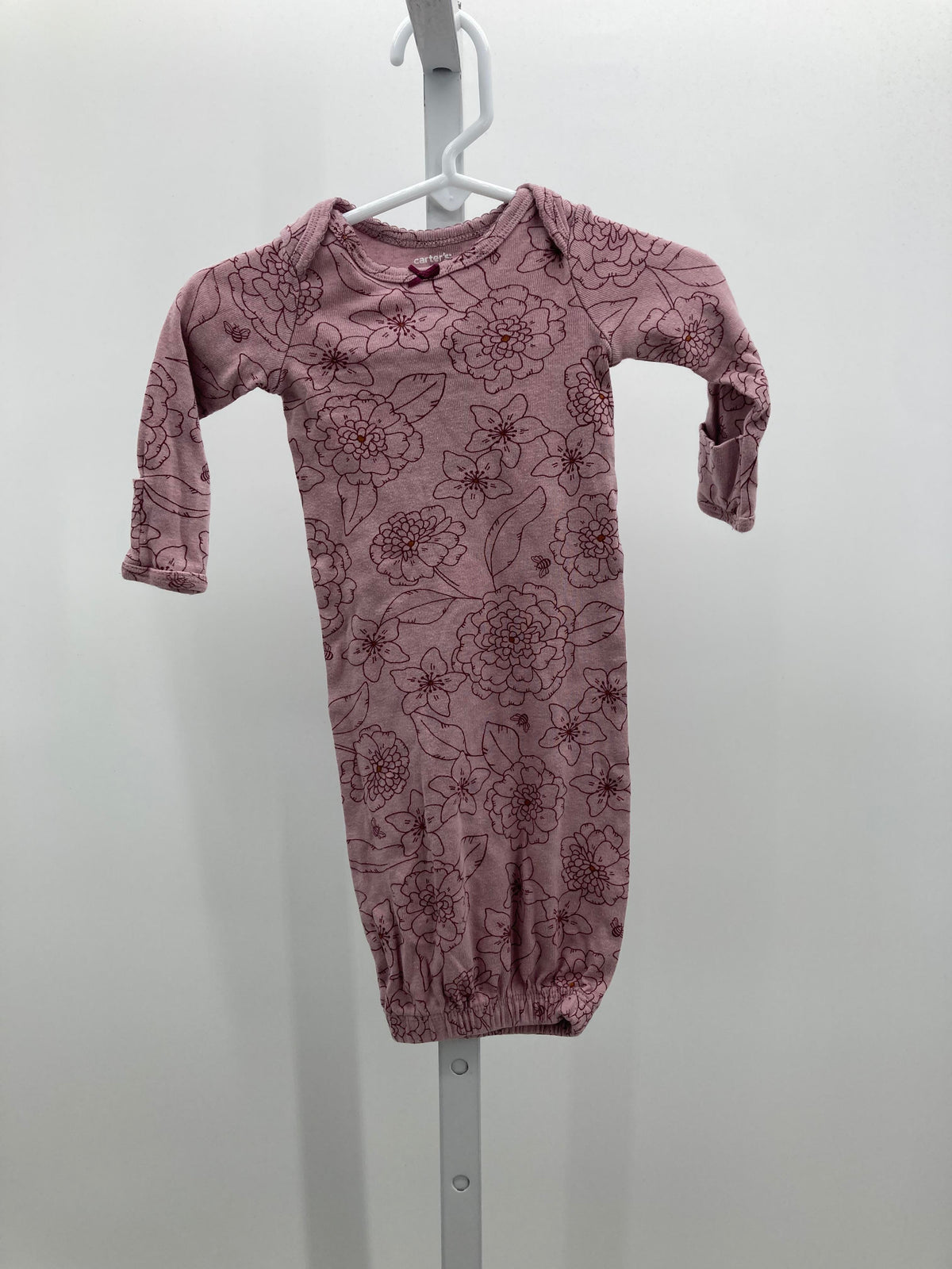 Carters Size Newborn Girls Gown Sleeper