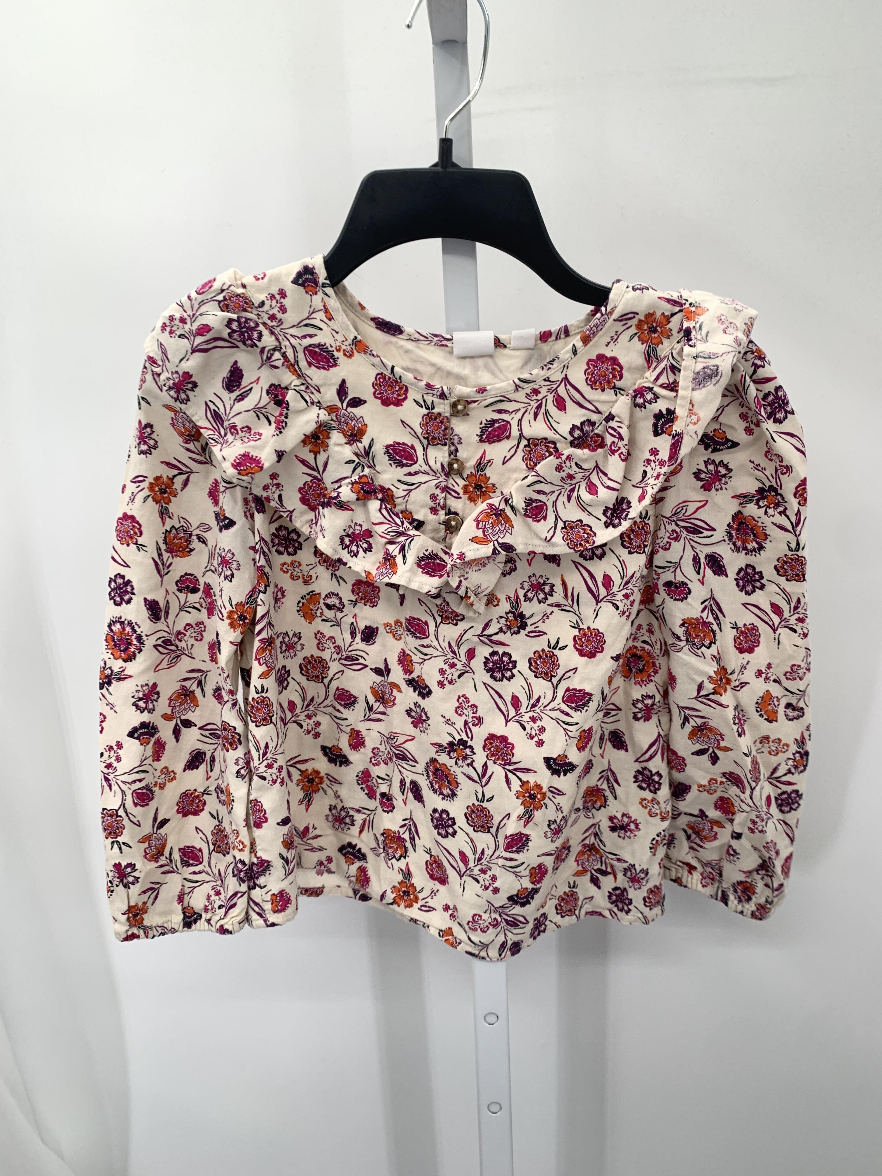 GS155 Size 8 Girls Long Sleeve Shirt