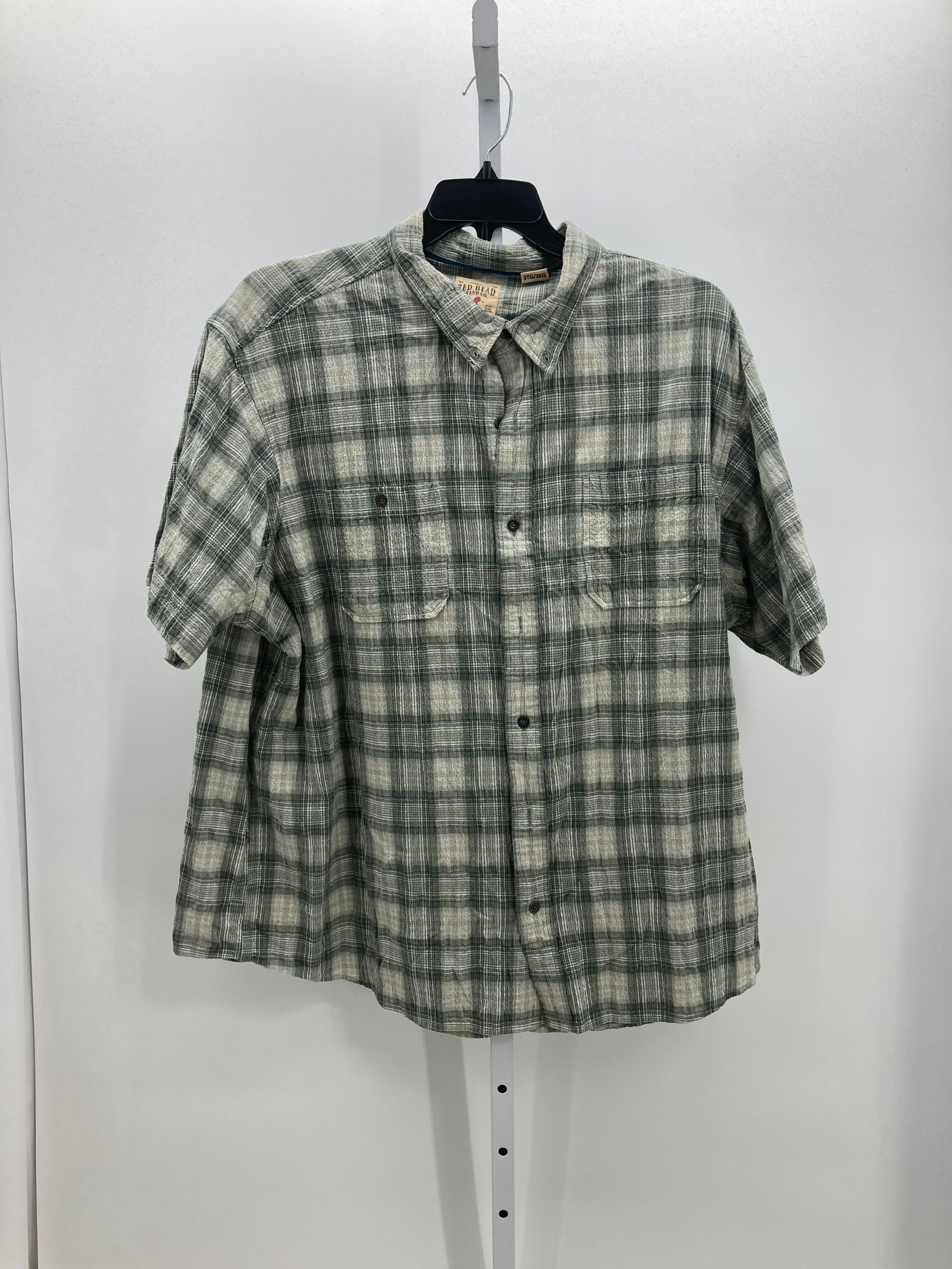 PLAID BTN DOWN
