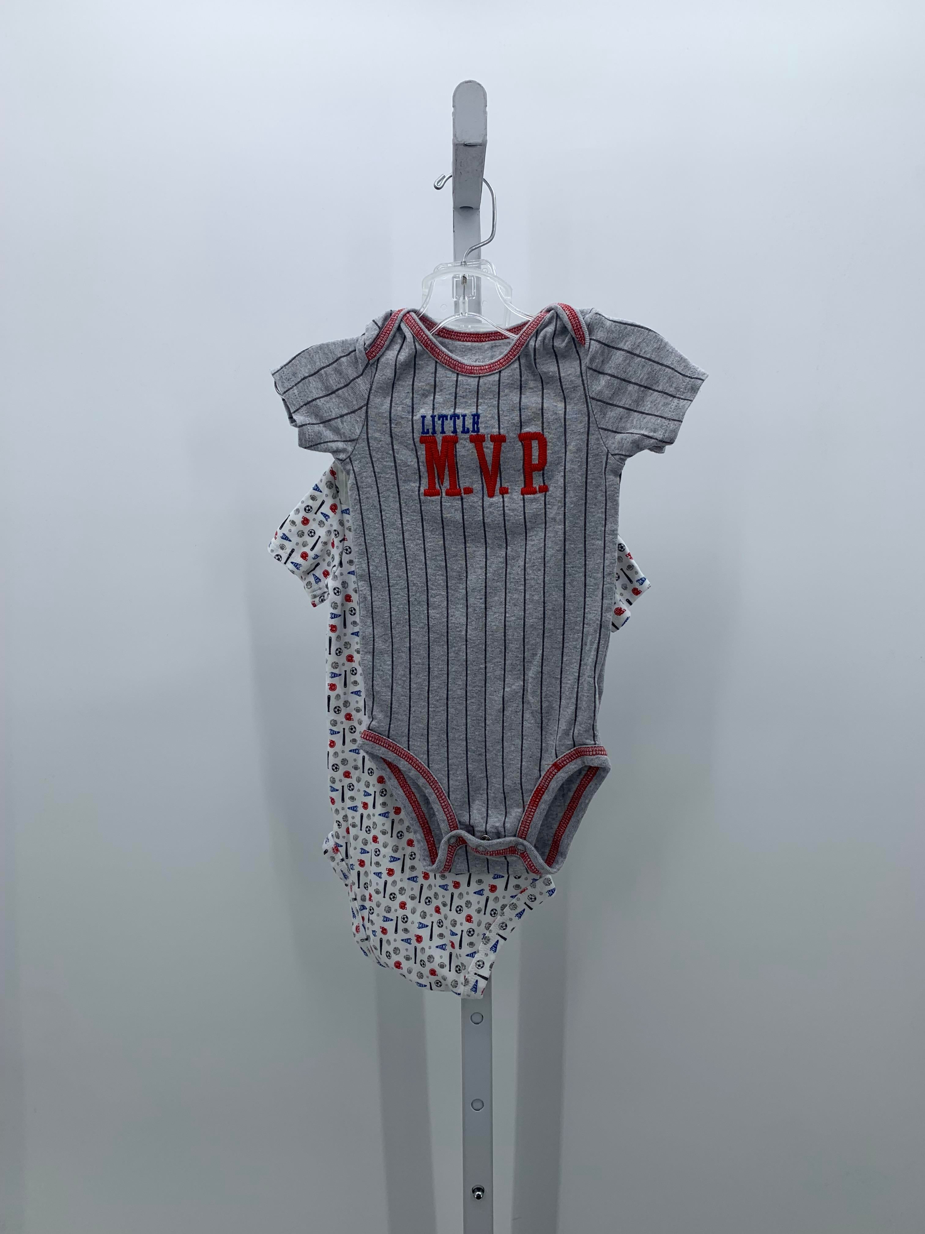 TWO BASEBALL SHORT SLV BODY SUIT