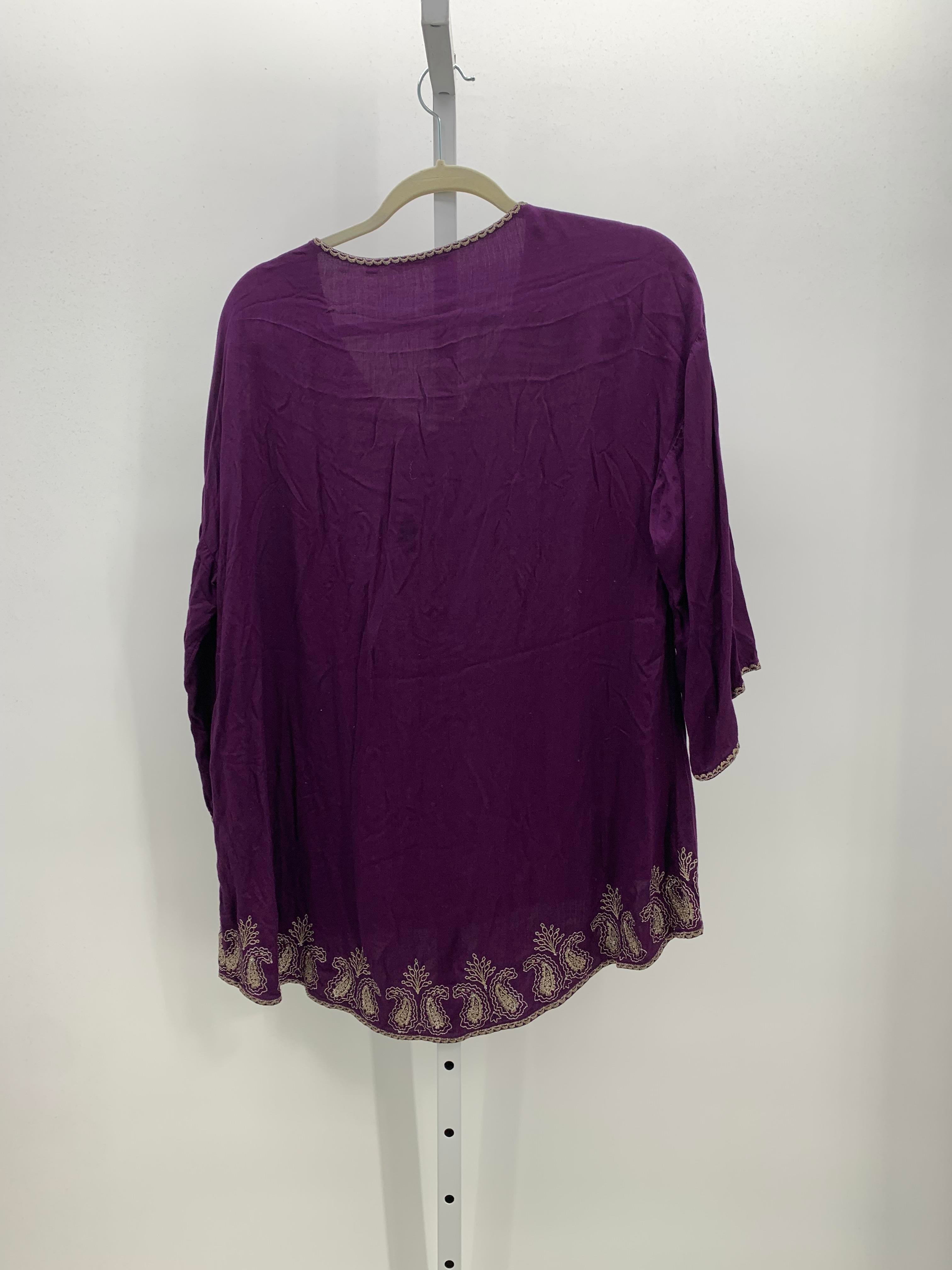 Soft Surroundings Size Medium Misses 3/4 Sleeve Shirt