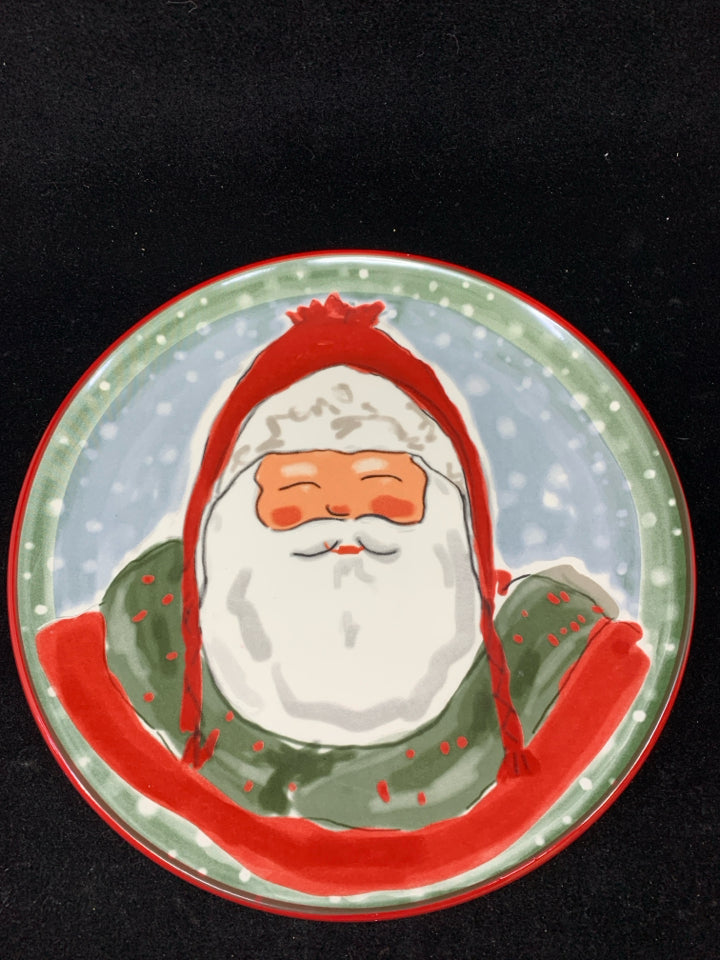SANTA SERVING PLATE.