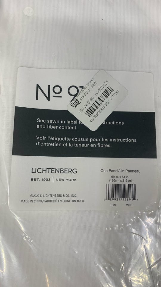 NIP WHITE PANEL LIGHTENBERG NO 918.