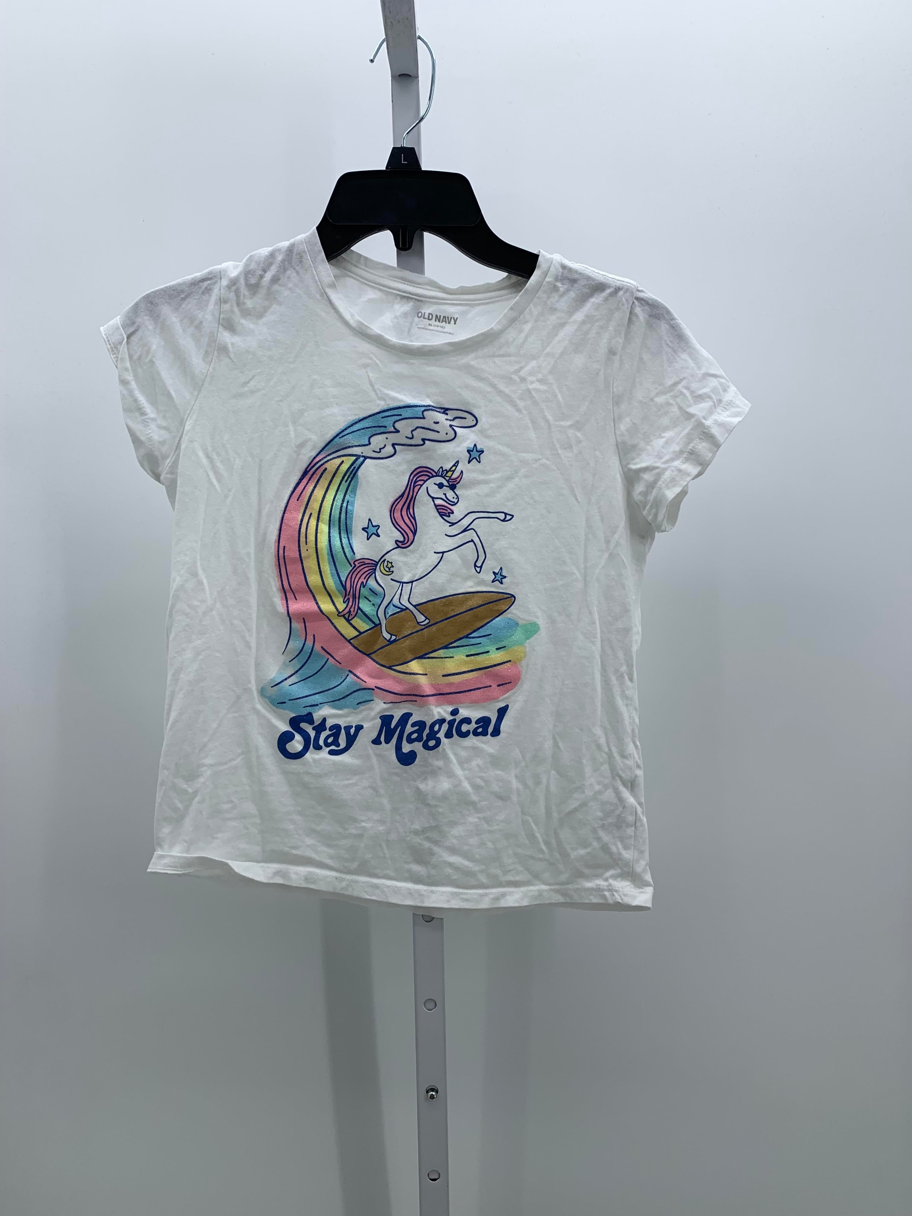 Old Navy Size 14-16 Girls Short Sleeve Shirt