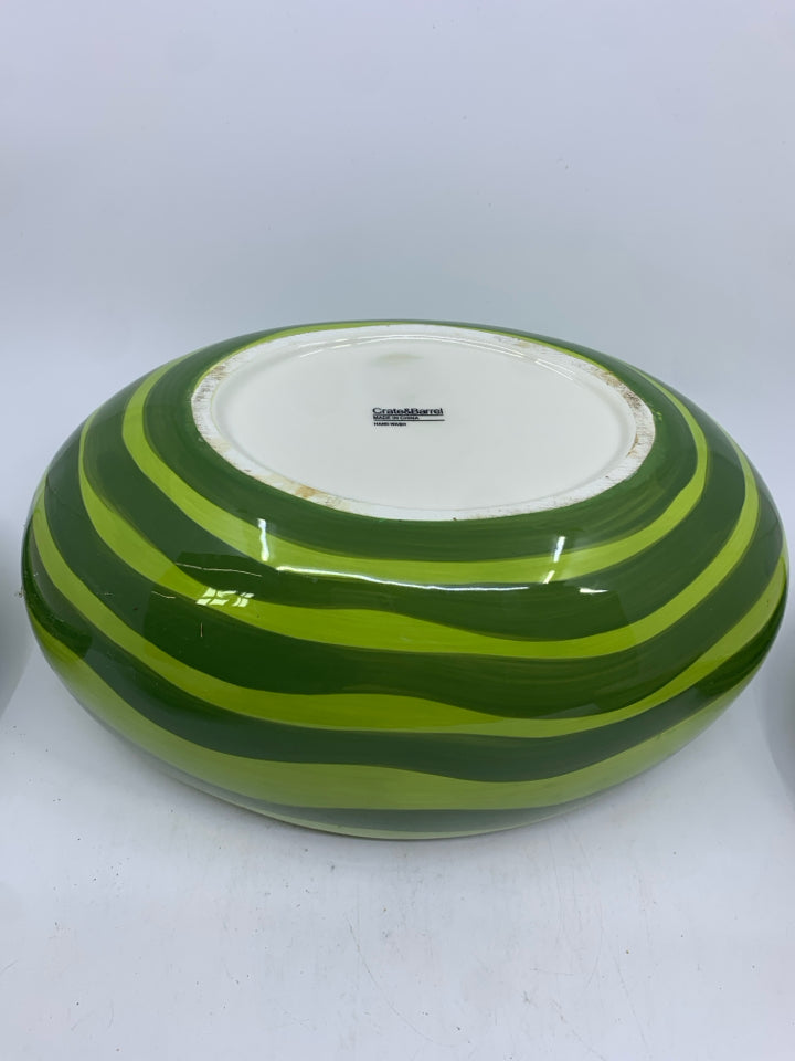 5PC WATER MELON SERVING SET - LARGE BOWL 4 SMALL BOWLS.