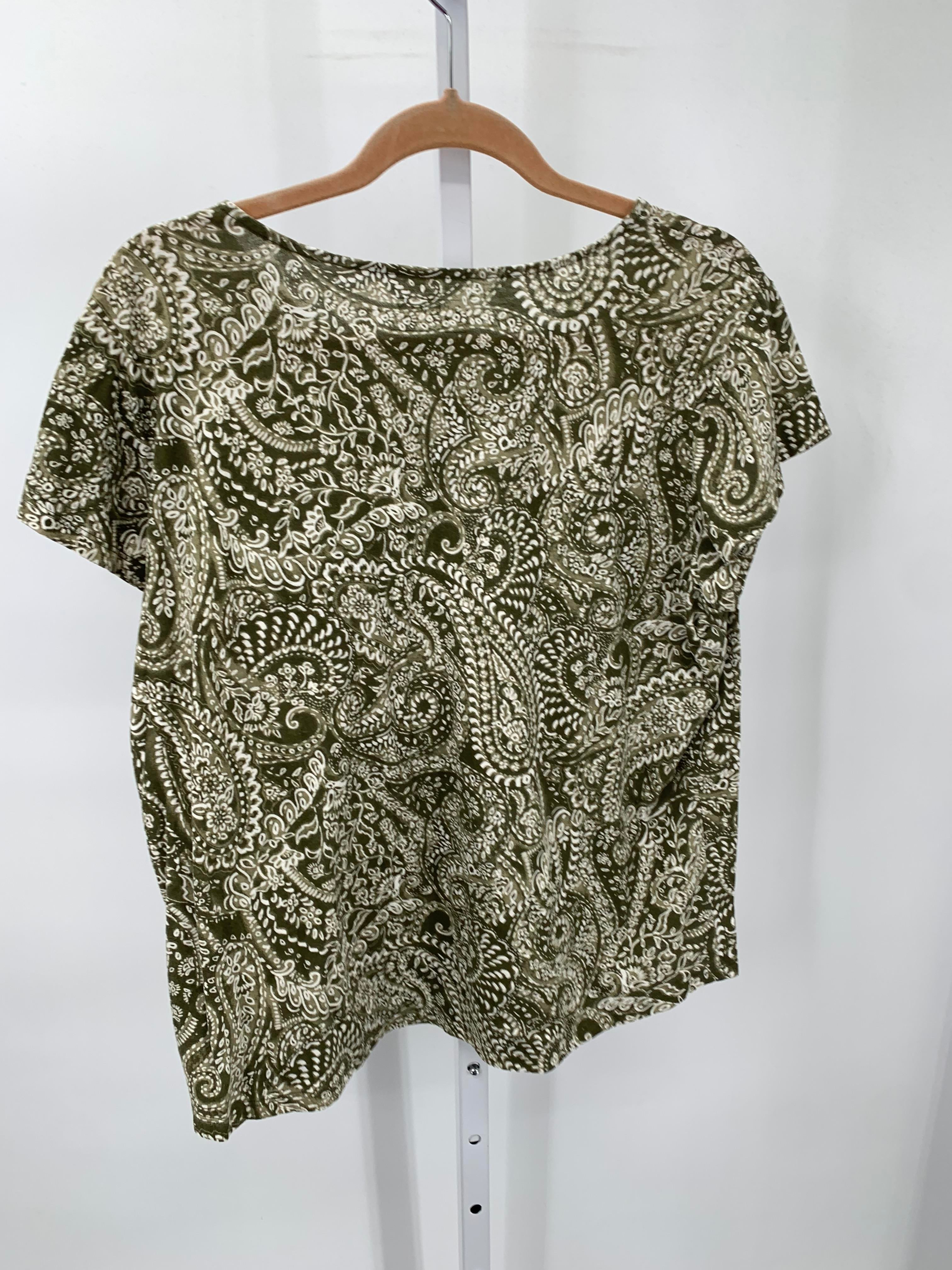 Simply Styled Size Extra Large Misses Short Sleeve Shirt