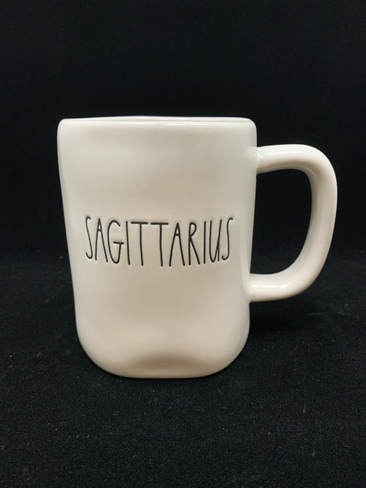 RAE DUNN SAGITTARIUS COFFEE MUG.