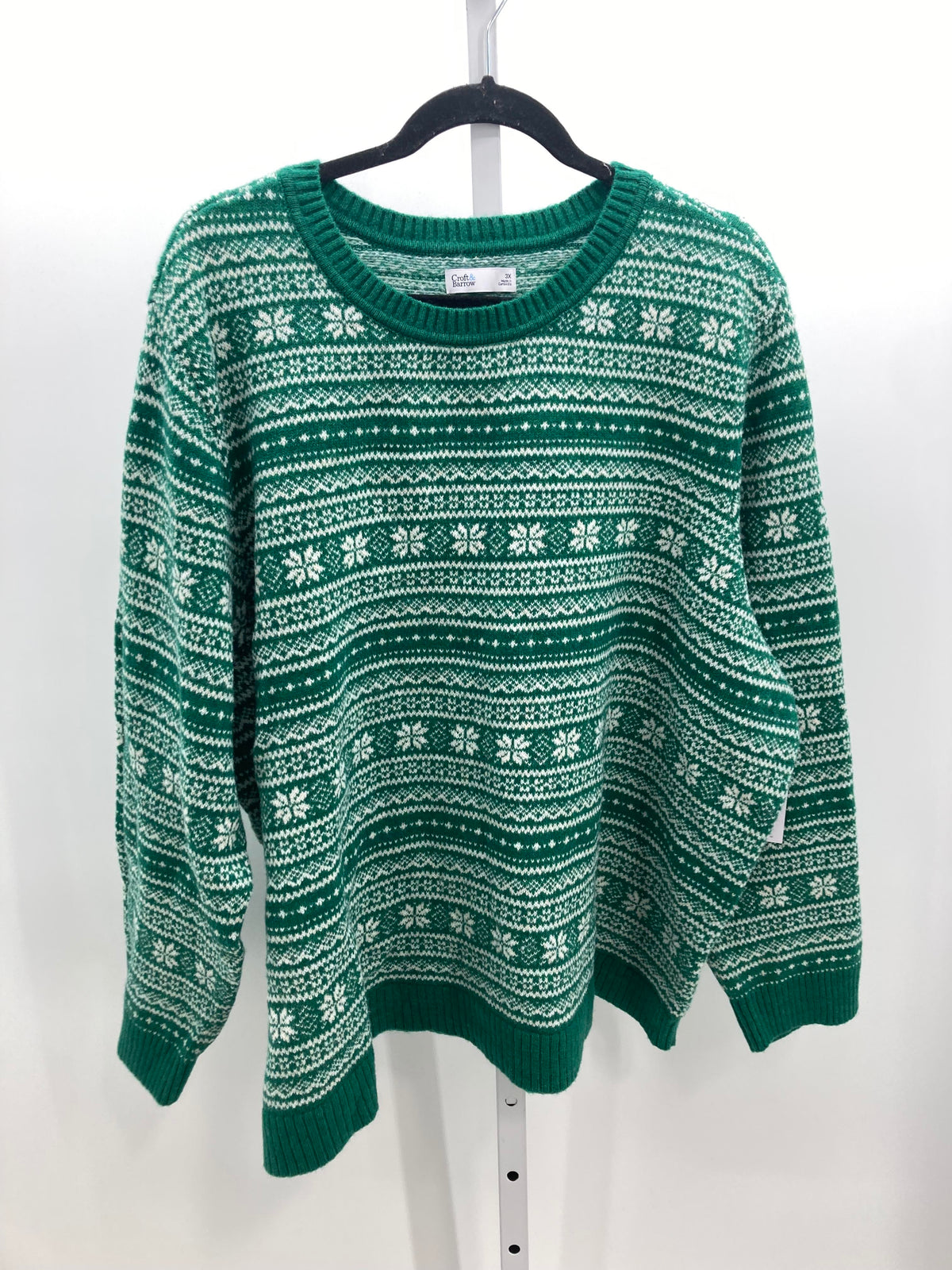 Croft & Barrow Size 3X Womens Long Sleeve Shirt
