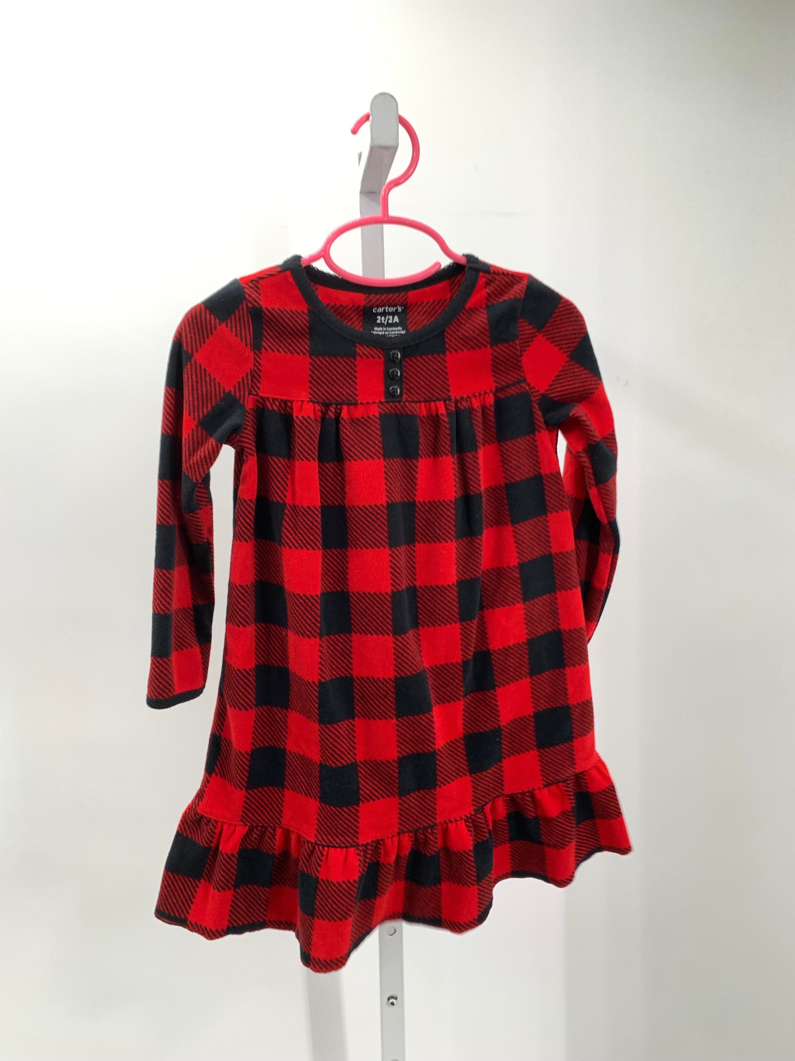 Carters Size 2T Girls Nightgown