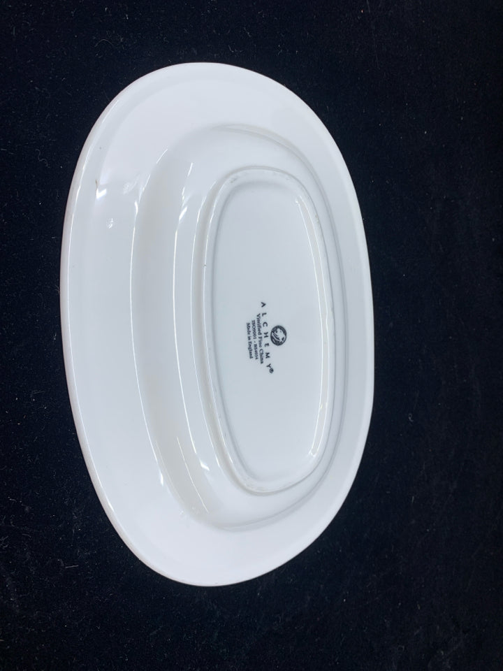 SMALL OVAL SERVING DISH.