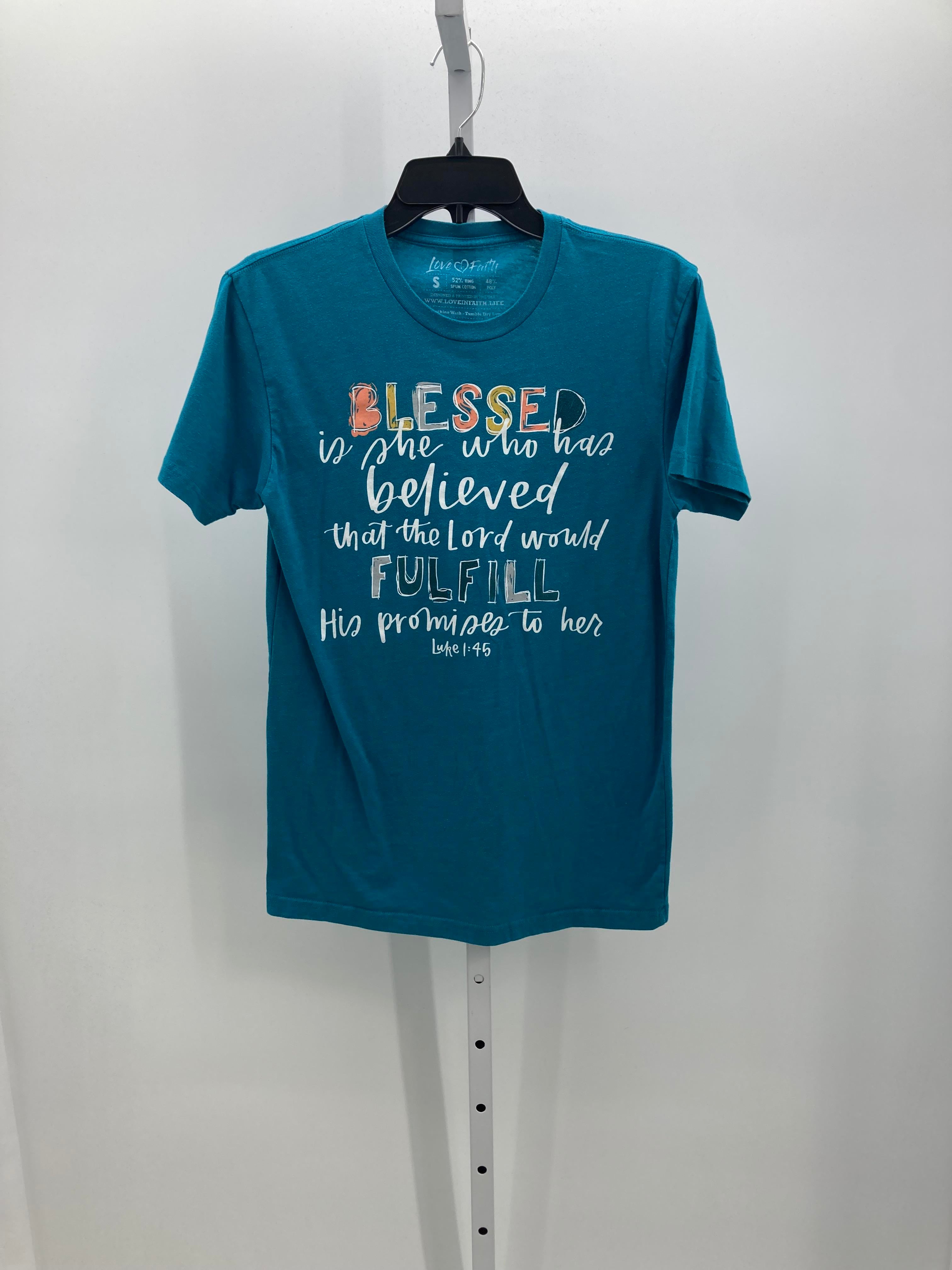 Size Small Misses Short Sleeve Shirt