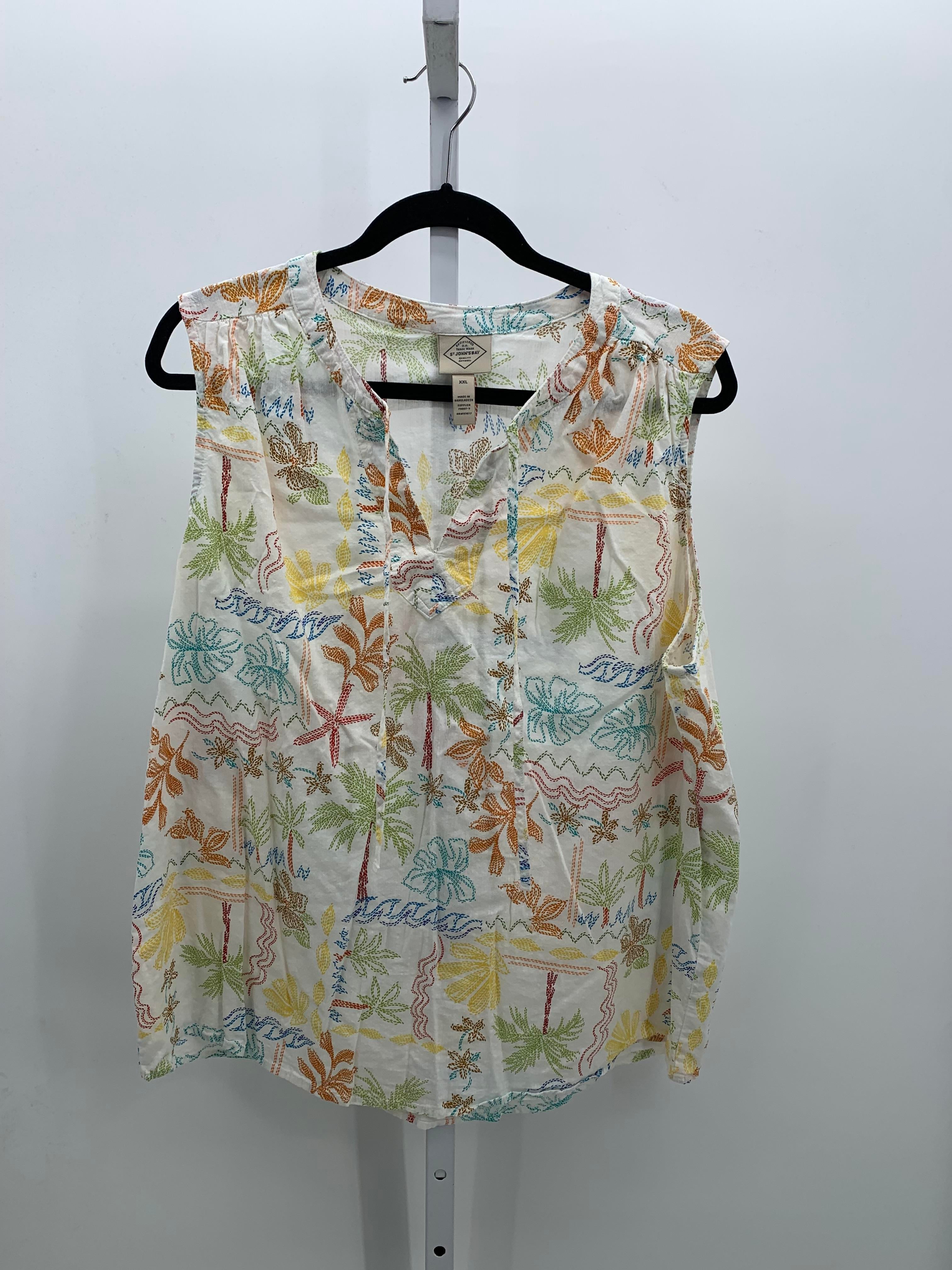 St. Johns Bay Size XXL Misses Sleeveless Shirt