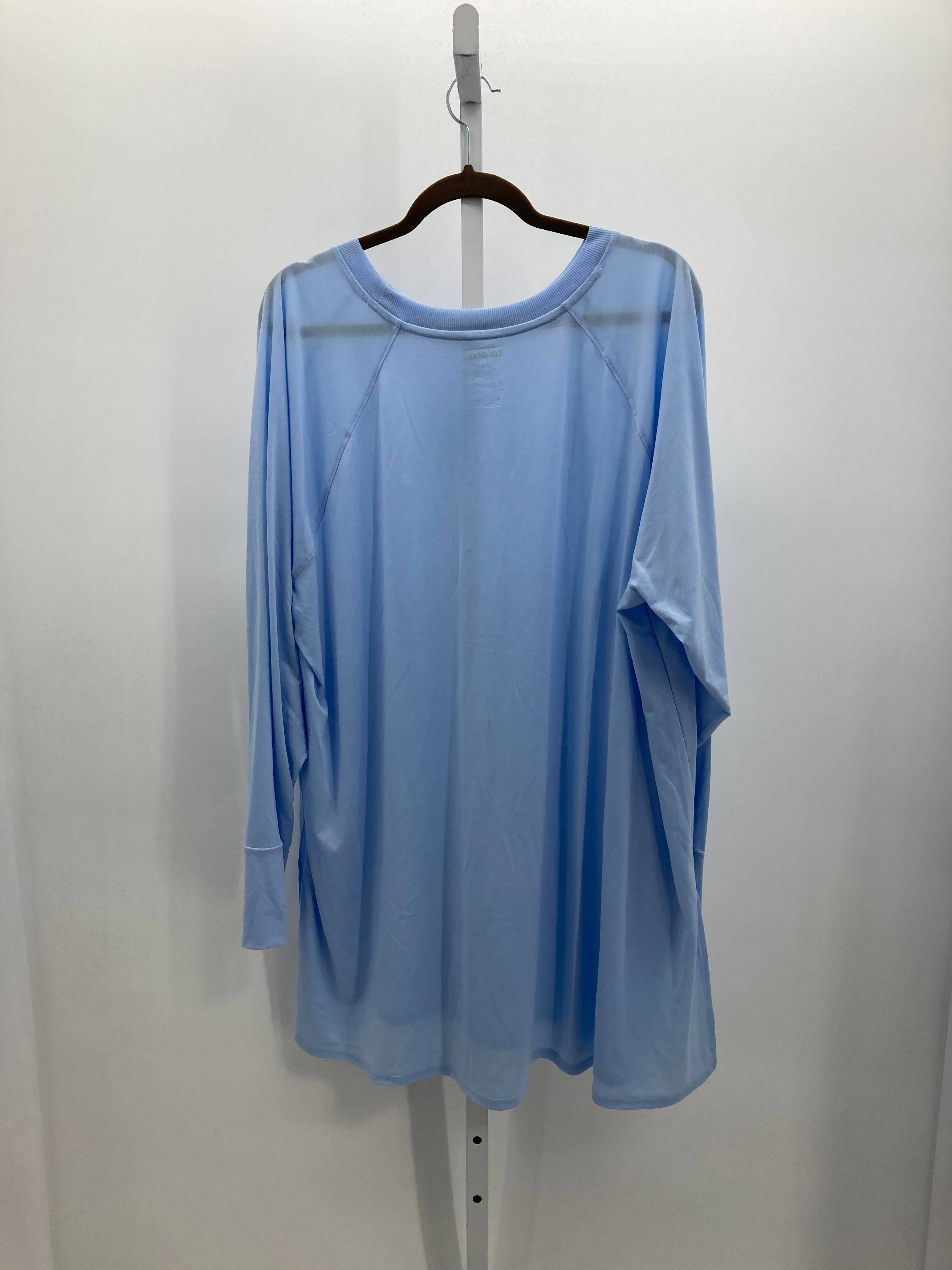 Tek Gear Size 3X Womens Long Sleeve Shirt