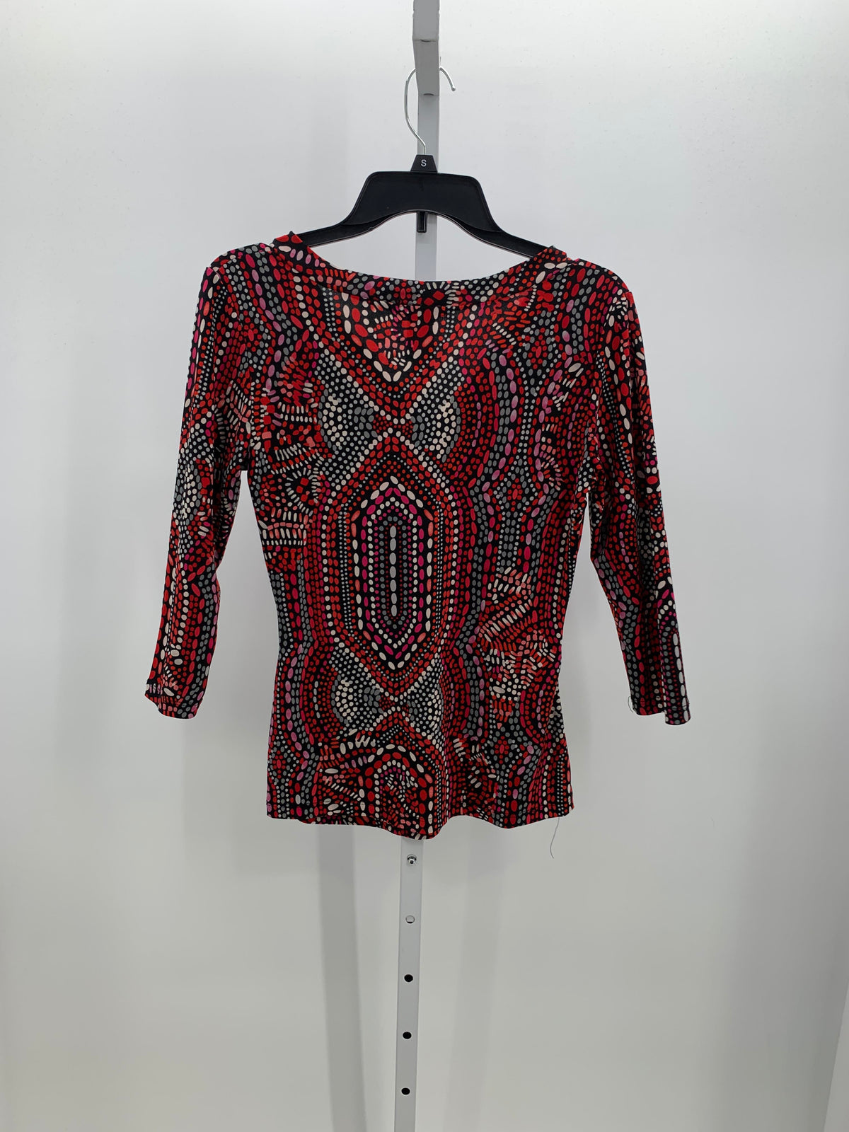 Carole Little Size Small Misses 3/4 Sleeve Shirt