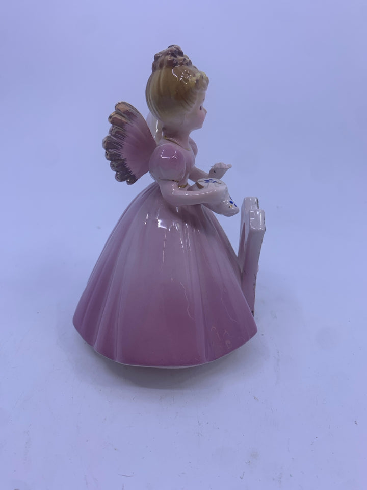 VTG PINK OMBRE 11 BIRTHDAY ANGEL.